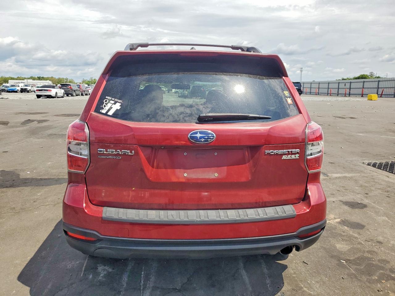 2015 Subaru Forester 2.5i Limited Burgundy vin: JF2SJAHC9FH547029