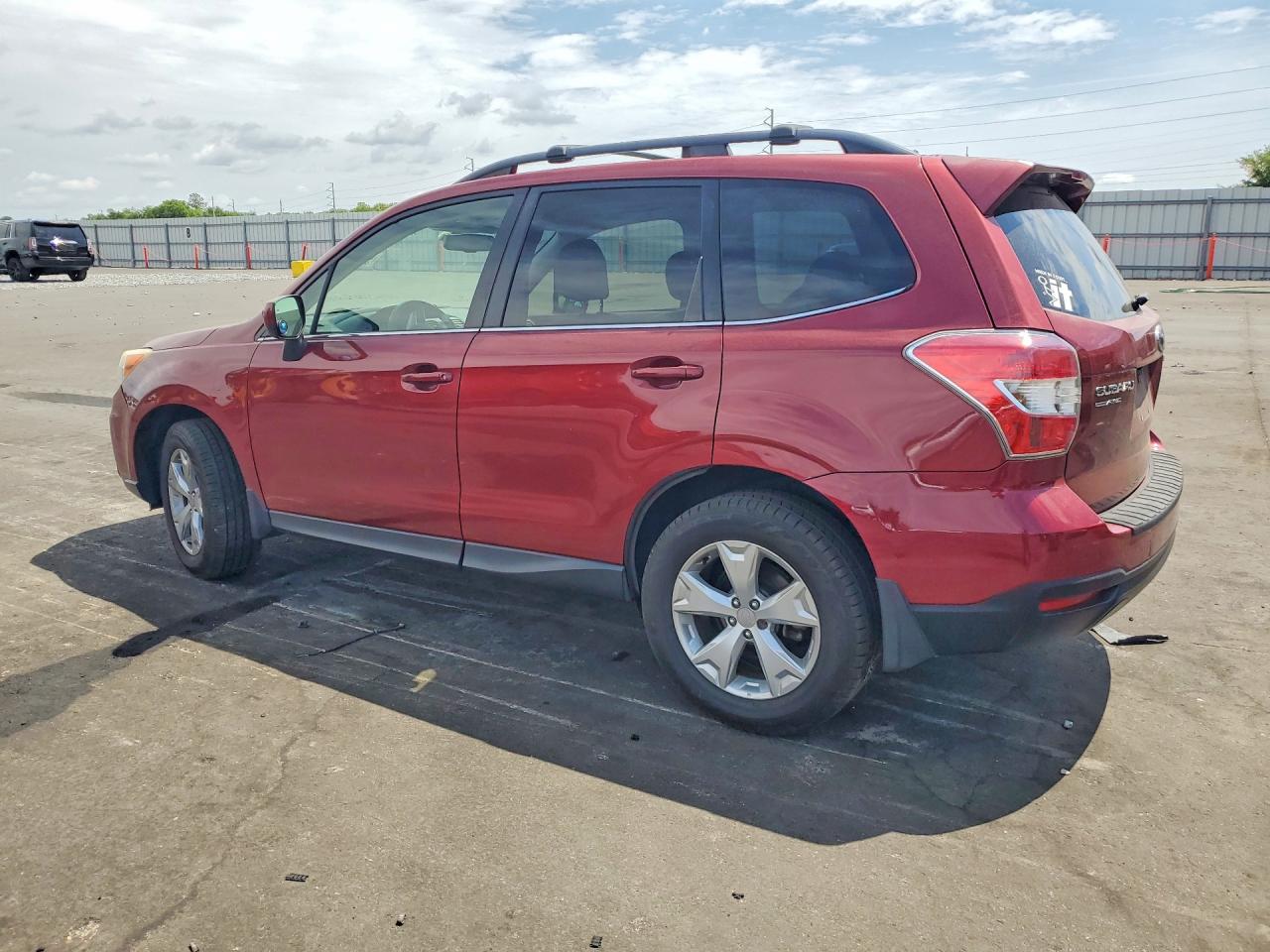 2015 Subaru Forester 2.5i Limited Burgundy vin: JF2SJAHC9FH547029