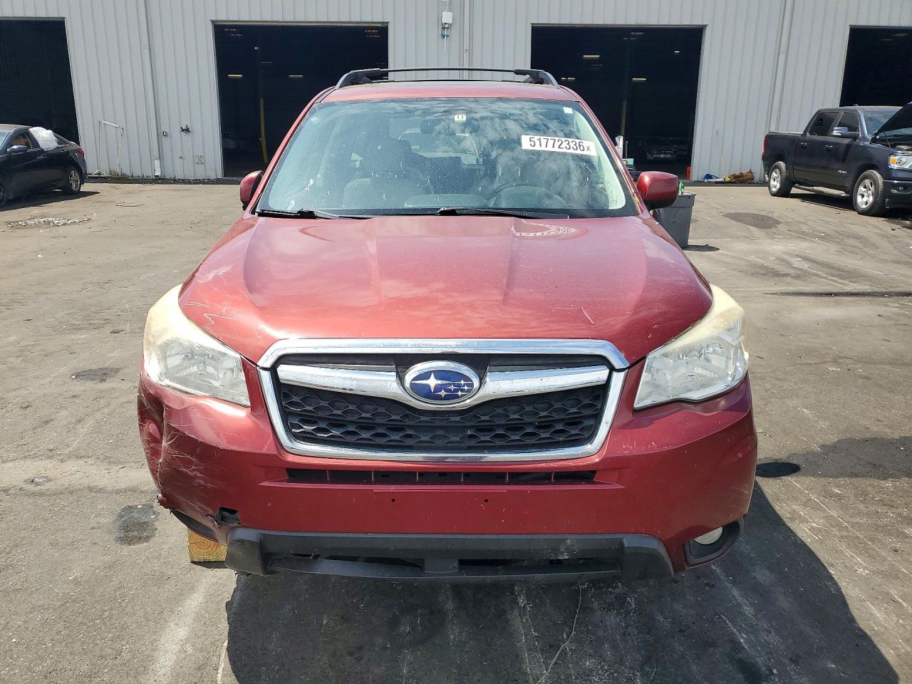 2015 Subaru Forester 2.5i Limited Burgundy vin: JF2SJAHC9FH547029