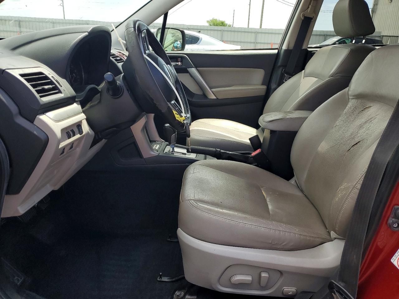2015 Subaru Forester 2.5i Limited Burgundy vin: JF2SJAHC9FH547029