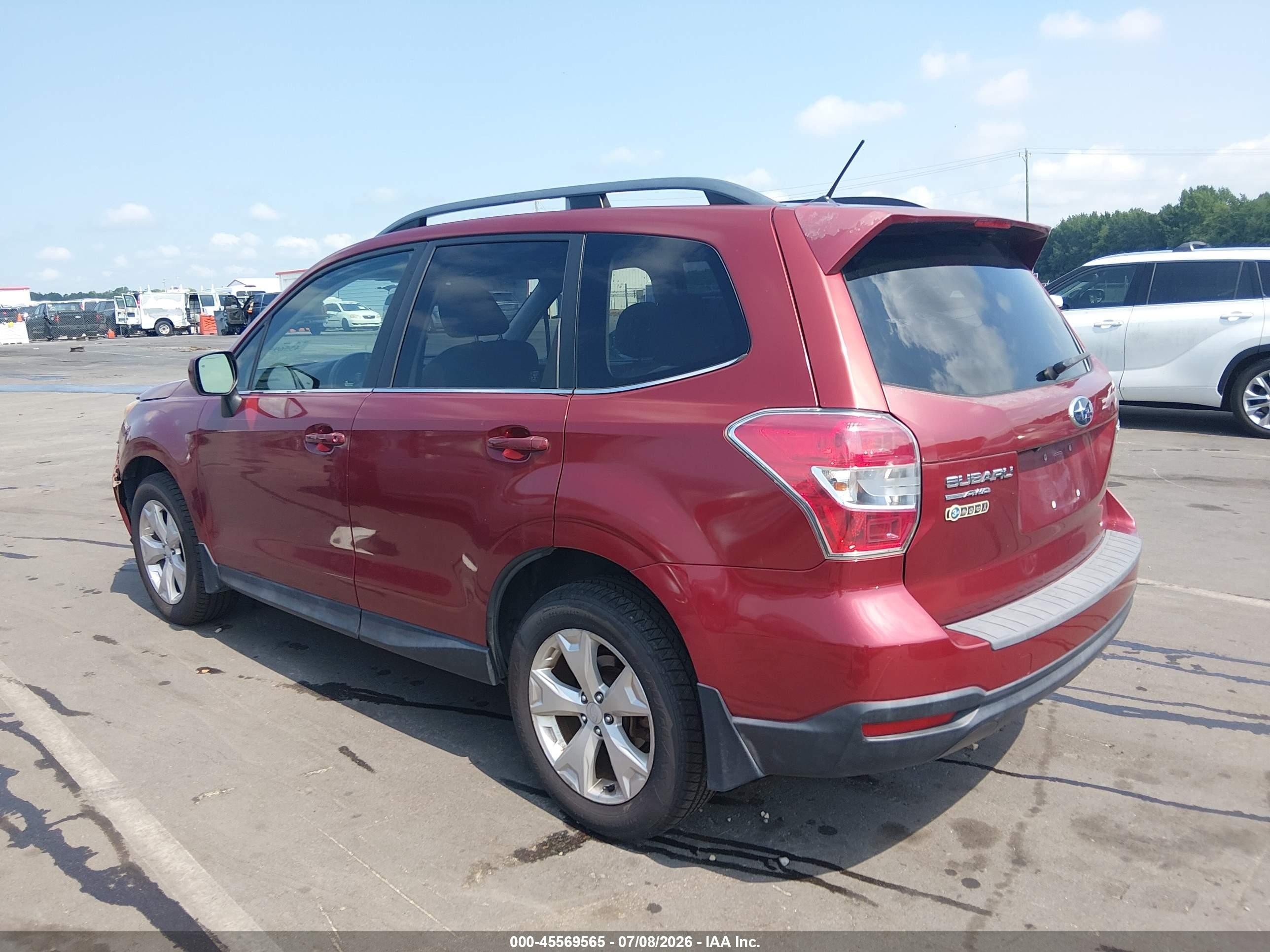 2014 Subaru Forester 2.5i Limited Red vin: JF2SJAHCXEH404959
