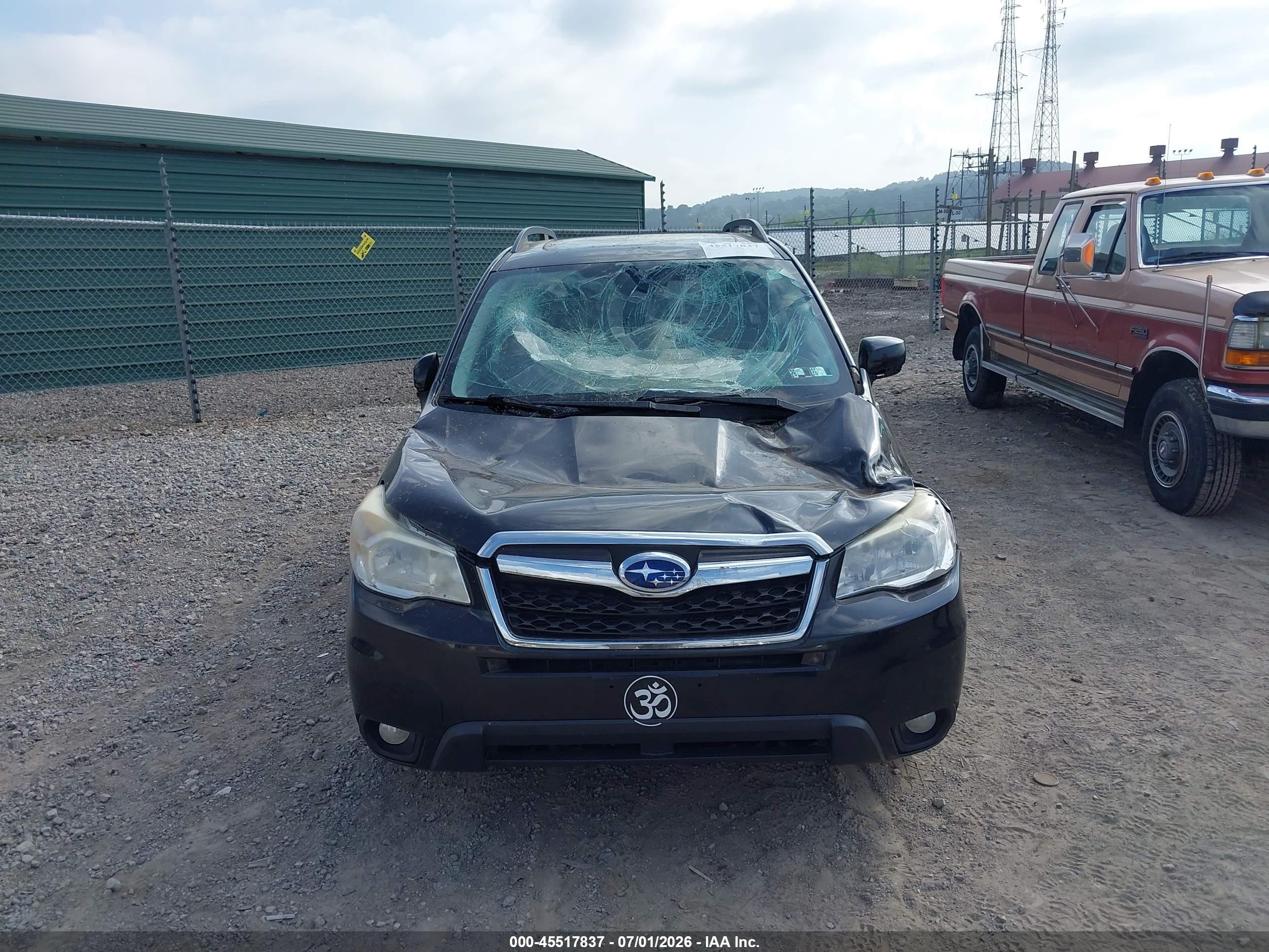 2014 Subaru Forester 2.5i Limited Black vin: JF2SJAHCXEH408946