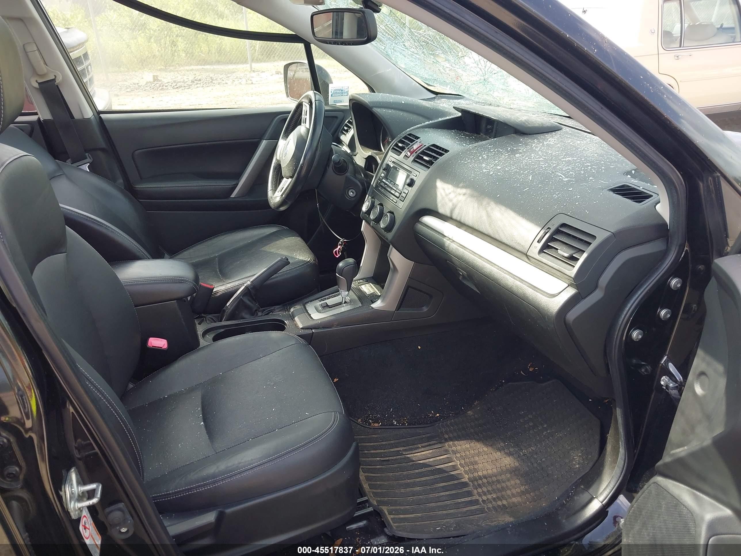 2014 Subaru Forester 2.5i Limited Black vin: JF2SJAHCXEH408946