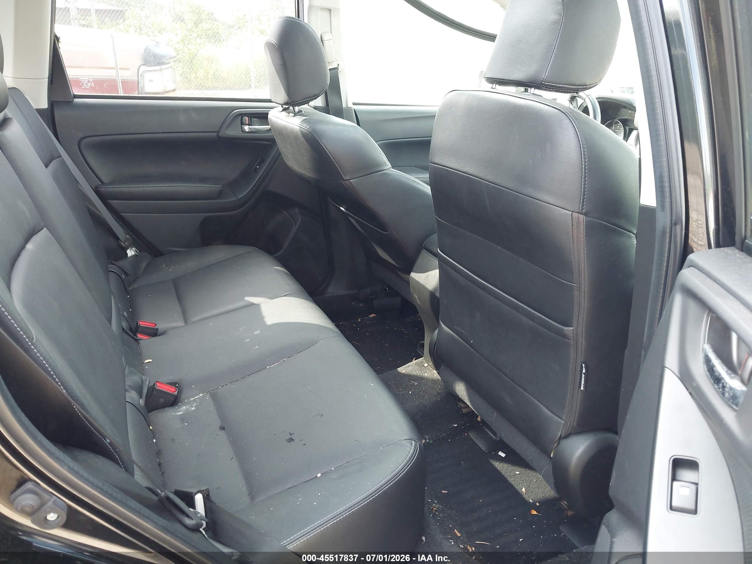 2014 Subaru Forester 2.5i Limited Black vin: JF2SJAHCXEH408946