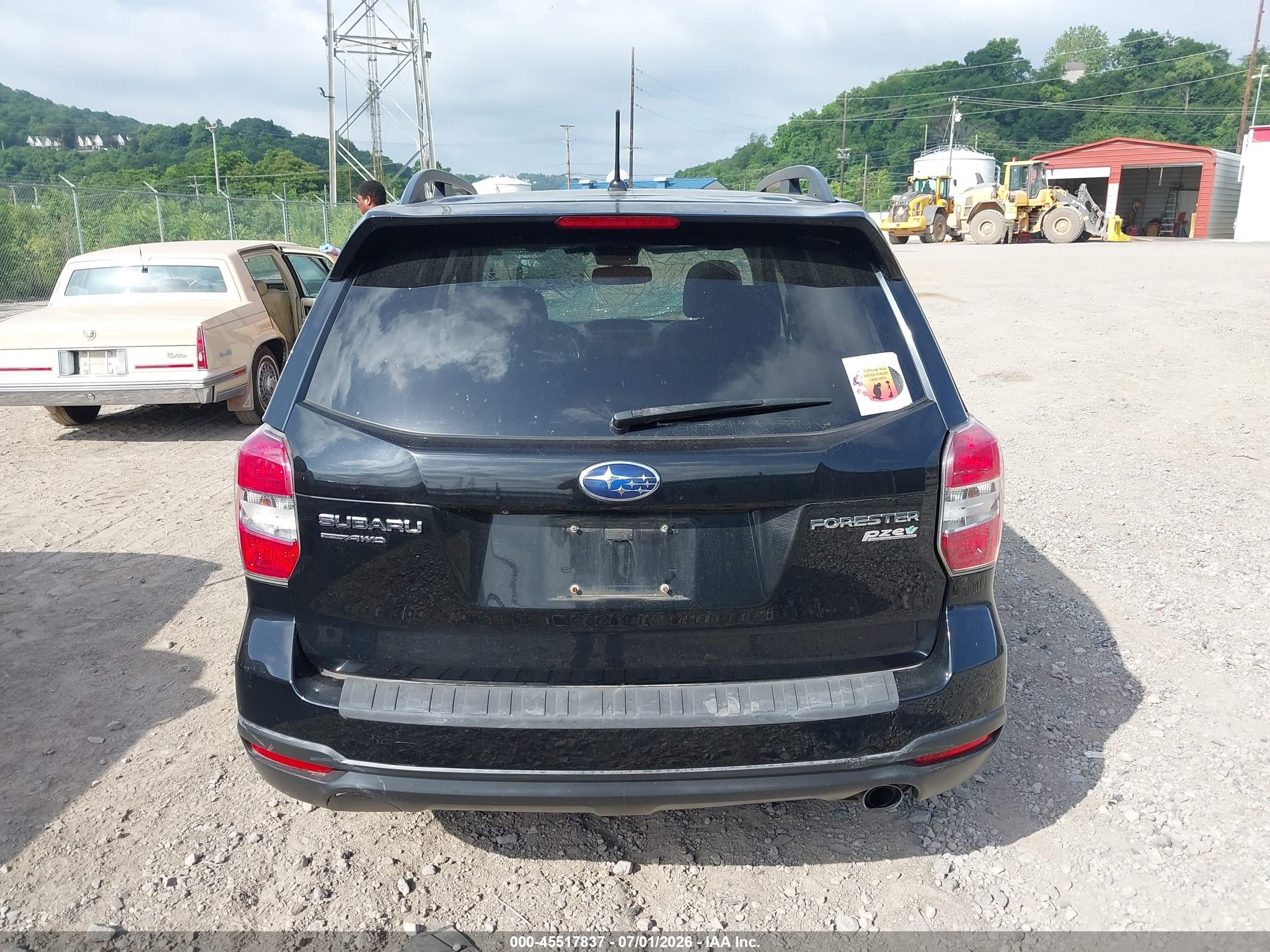 2014 Subaru Forester 2.5i Limited Black vin: JF2SJAHCXEH408946