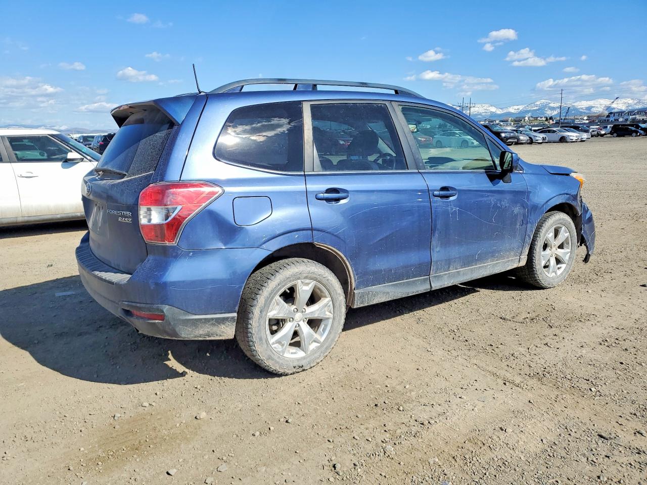 2014 Subaru Forester 2.5i Limited Blue vin: JF2SJAHCXEH467575
