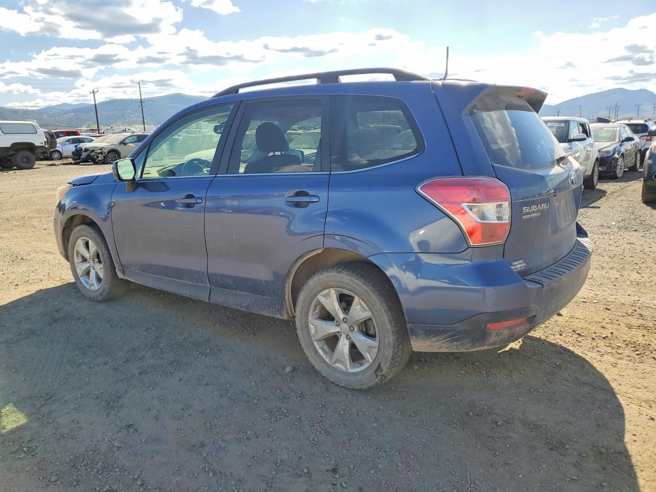 2014 Subaru Forester 2.5i Limited Blue vin: JF2SJAHCXEH467575