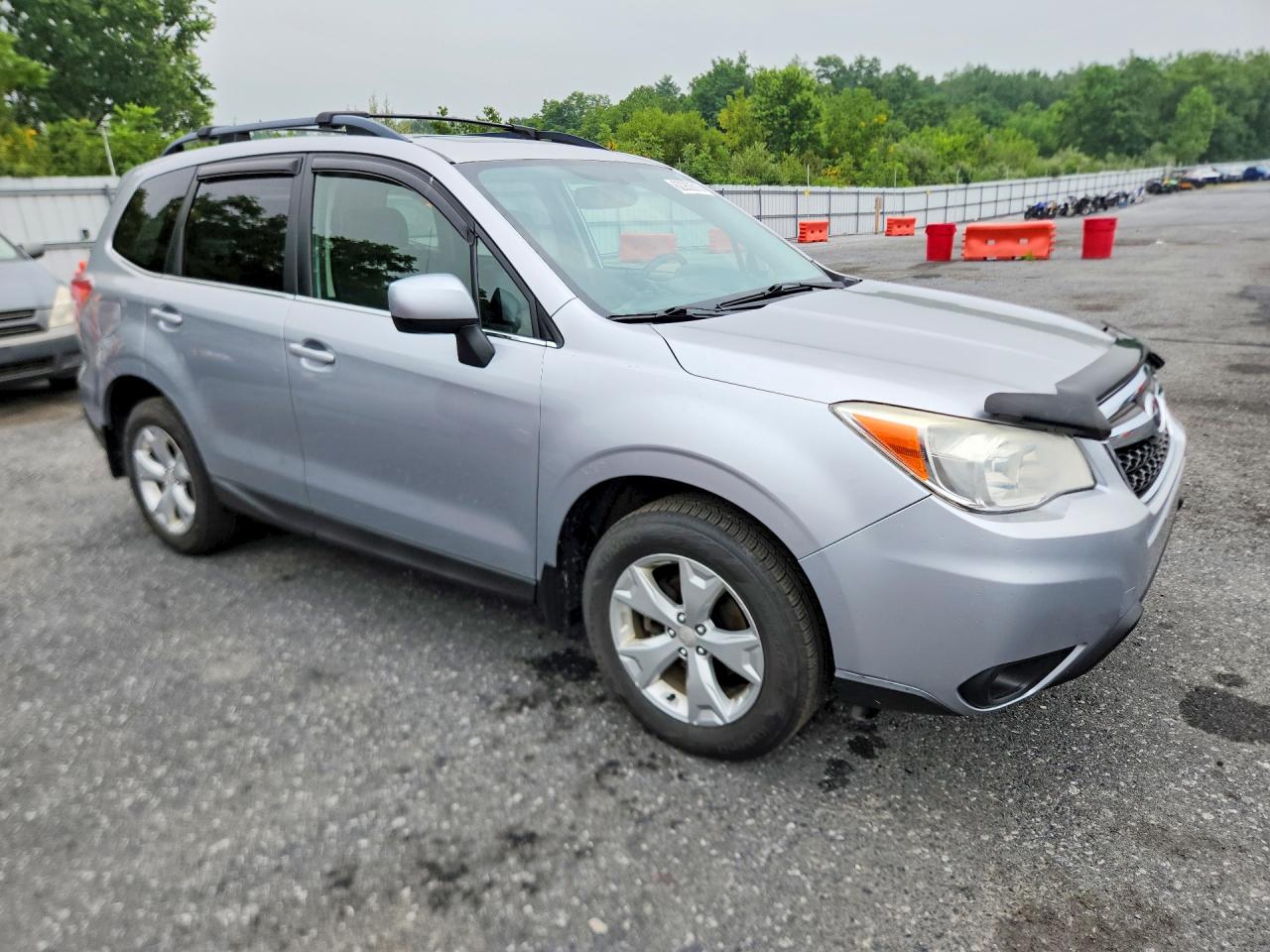 2014 Subaru Forester 2.5i Limited Серебряный vin: JF2SJAHCXEH483212