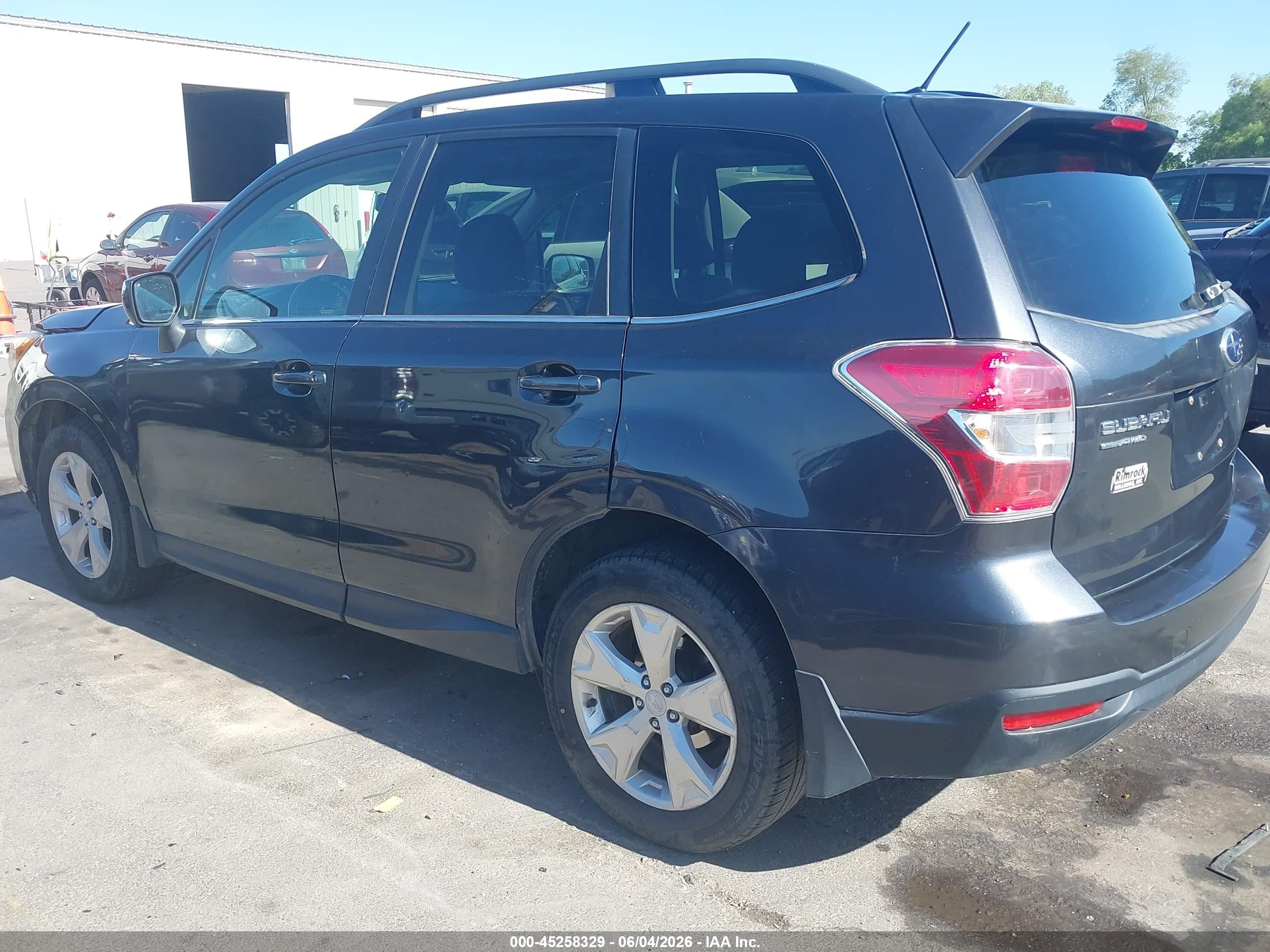 2014 Subaru Forester 2.5i Limited Gray vin: JF2SJAHCXEH522252