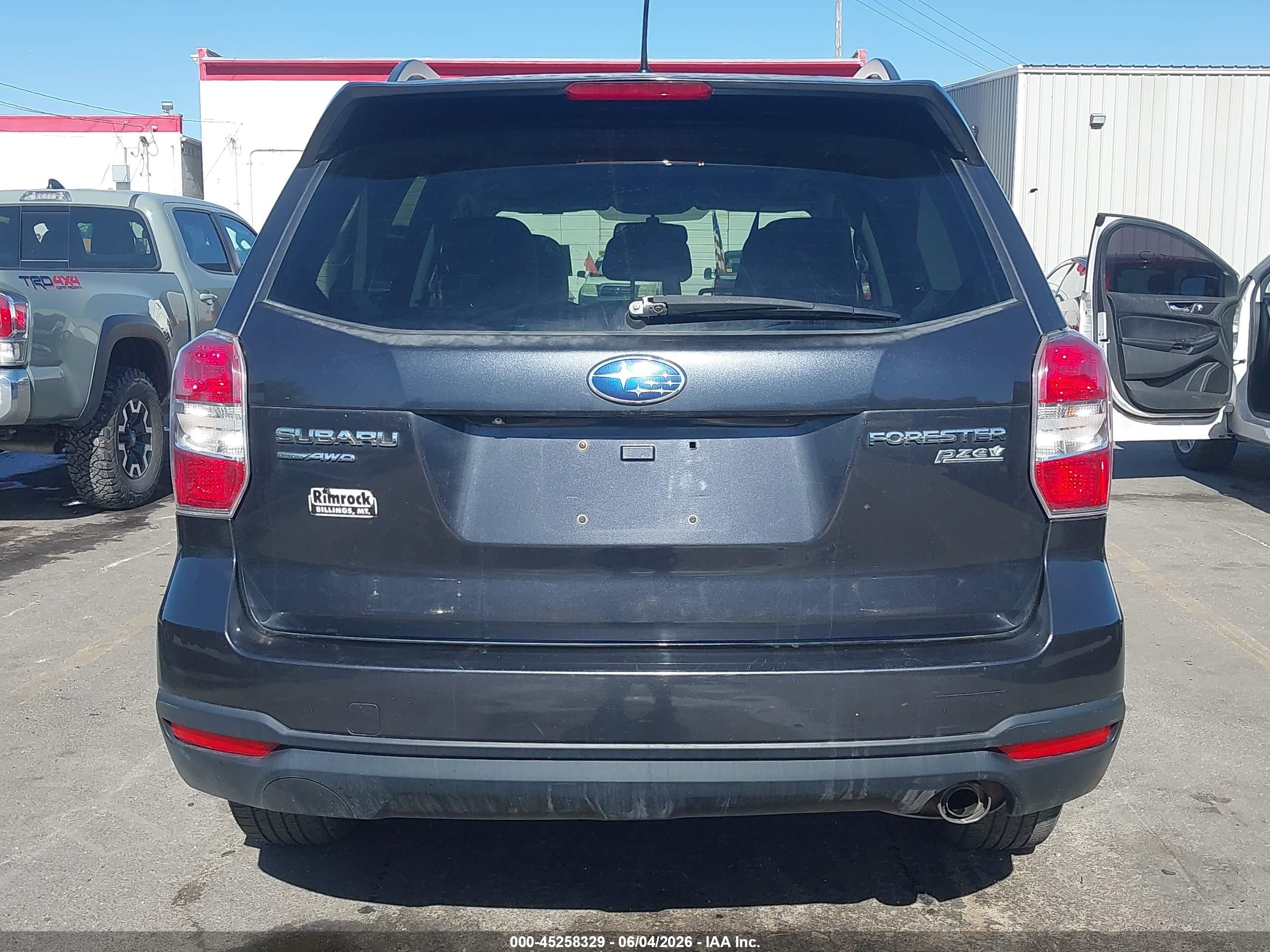 2014 Subaru Forester 2.5i Limited Gray vin: JF2SJAHCXEH522252