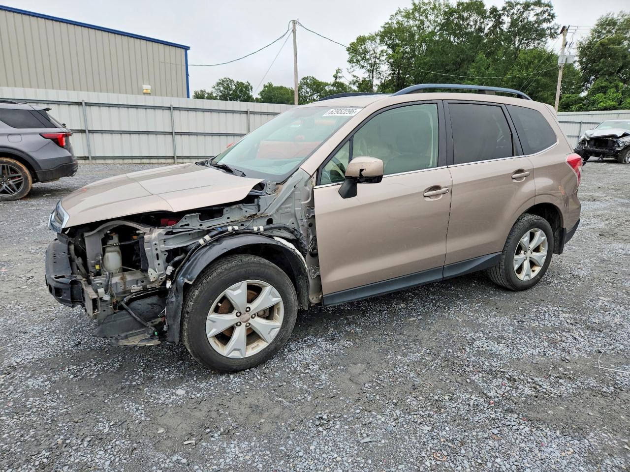 2014 Subaru Forester 2.5i Limited Tan vin: JF2SJAHCXEH534191