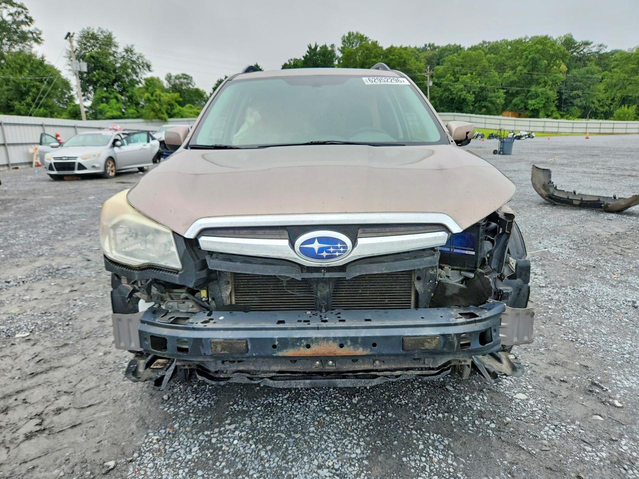 2014 Subaru Forester 2.5i Limited Tan vin: JF2SJAHCXEH534191