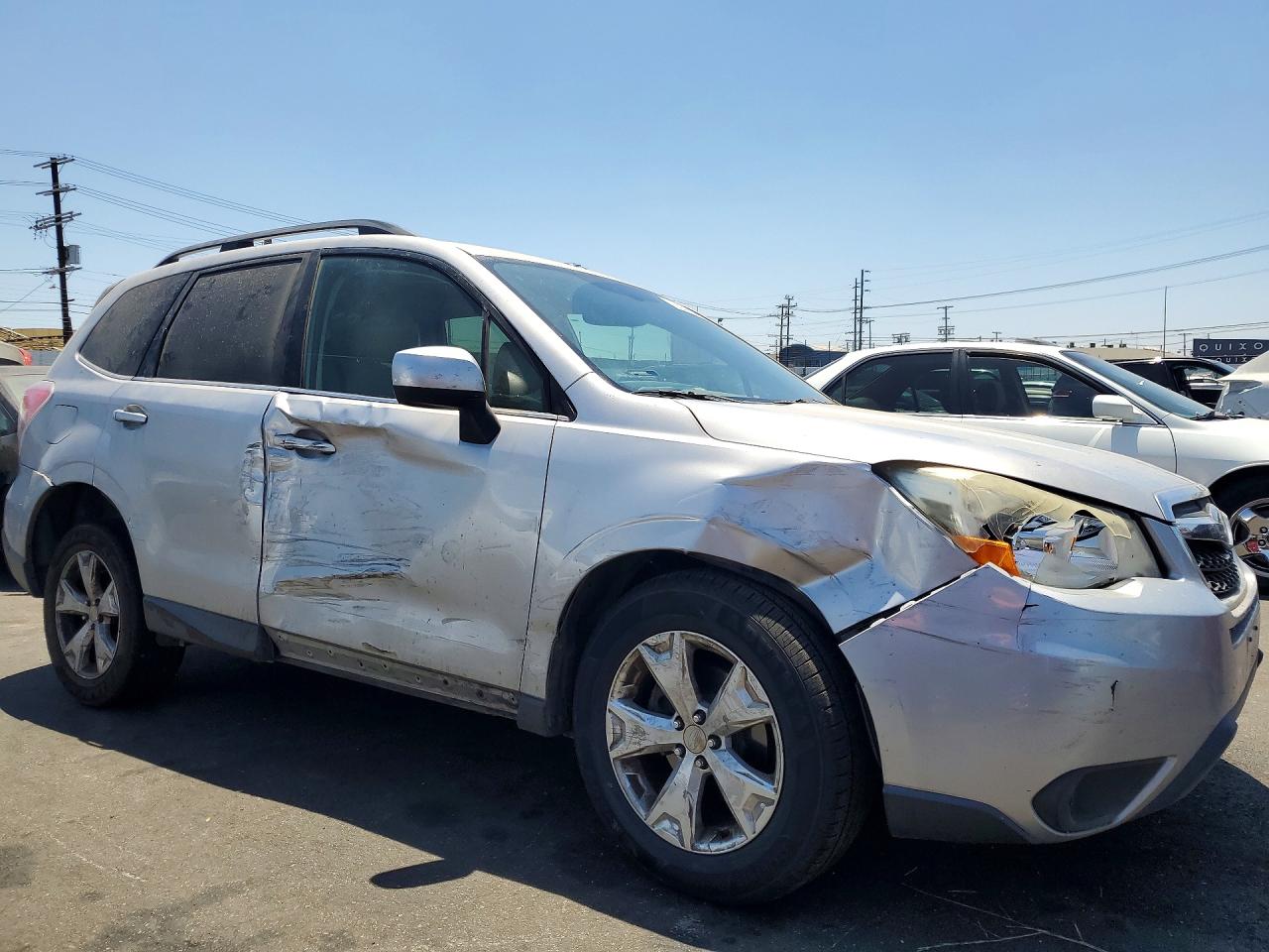 2014 Subaru Forester 2.5i Limited Gray vin: JF2SJAHCXEH558295