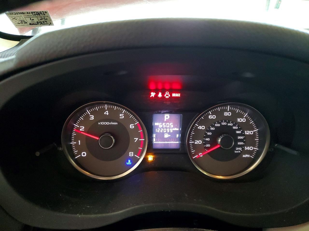 2015 Subaru Forester 2.5i Limited Бордовый vin: JF2SJAHCXFH476570