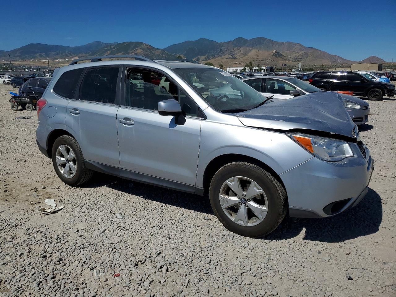 2015 Subaru Forester 2.5i Limited Серебряный vin: JF2SJAHCXFH489416