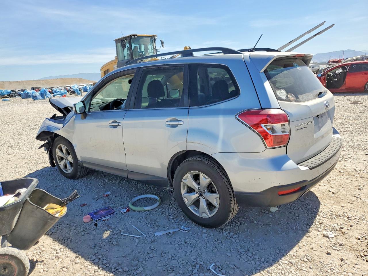 2015 Subaru Forester 2.5i Limited Серебряный vin: JF2SJAHCXFH489416