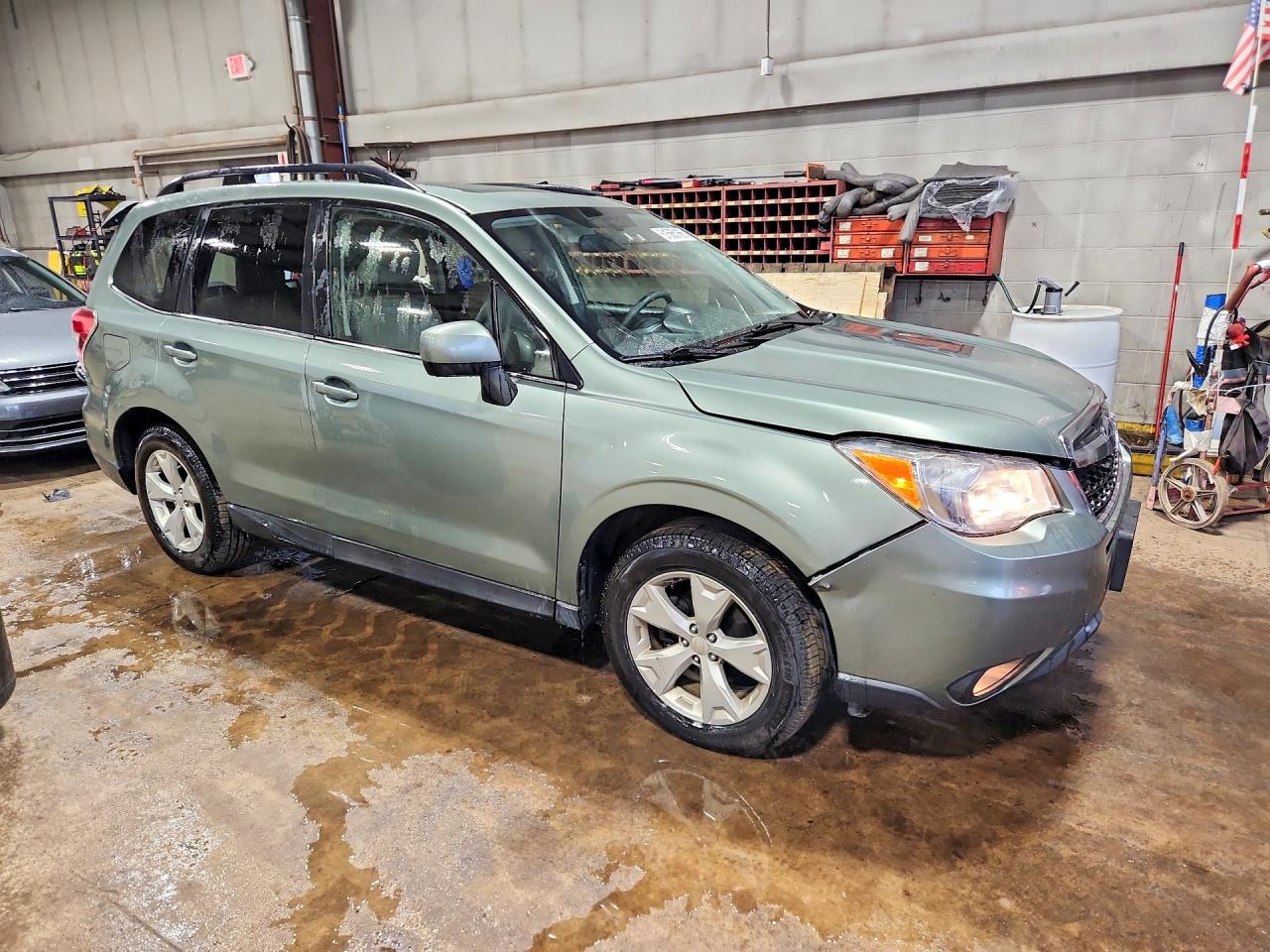 2015 Subaru Forester 2.5i Limited Зеленый vin: JF2SJAHCXFH521801