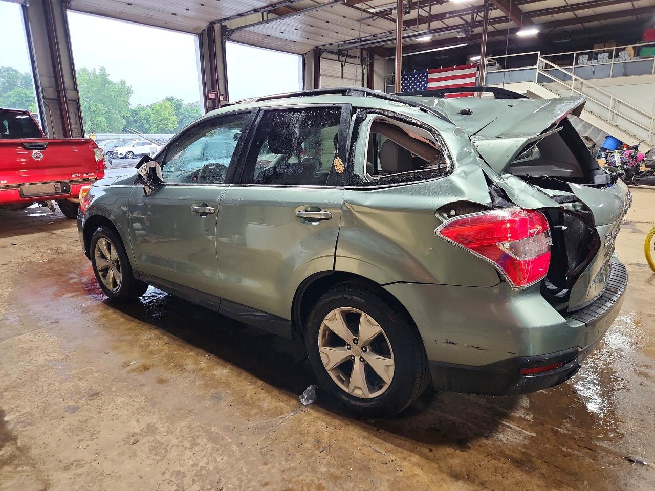2015 Subaru Forester 2.5i Limited Зеленый vin: JF2SJAHCXFH521801