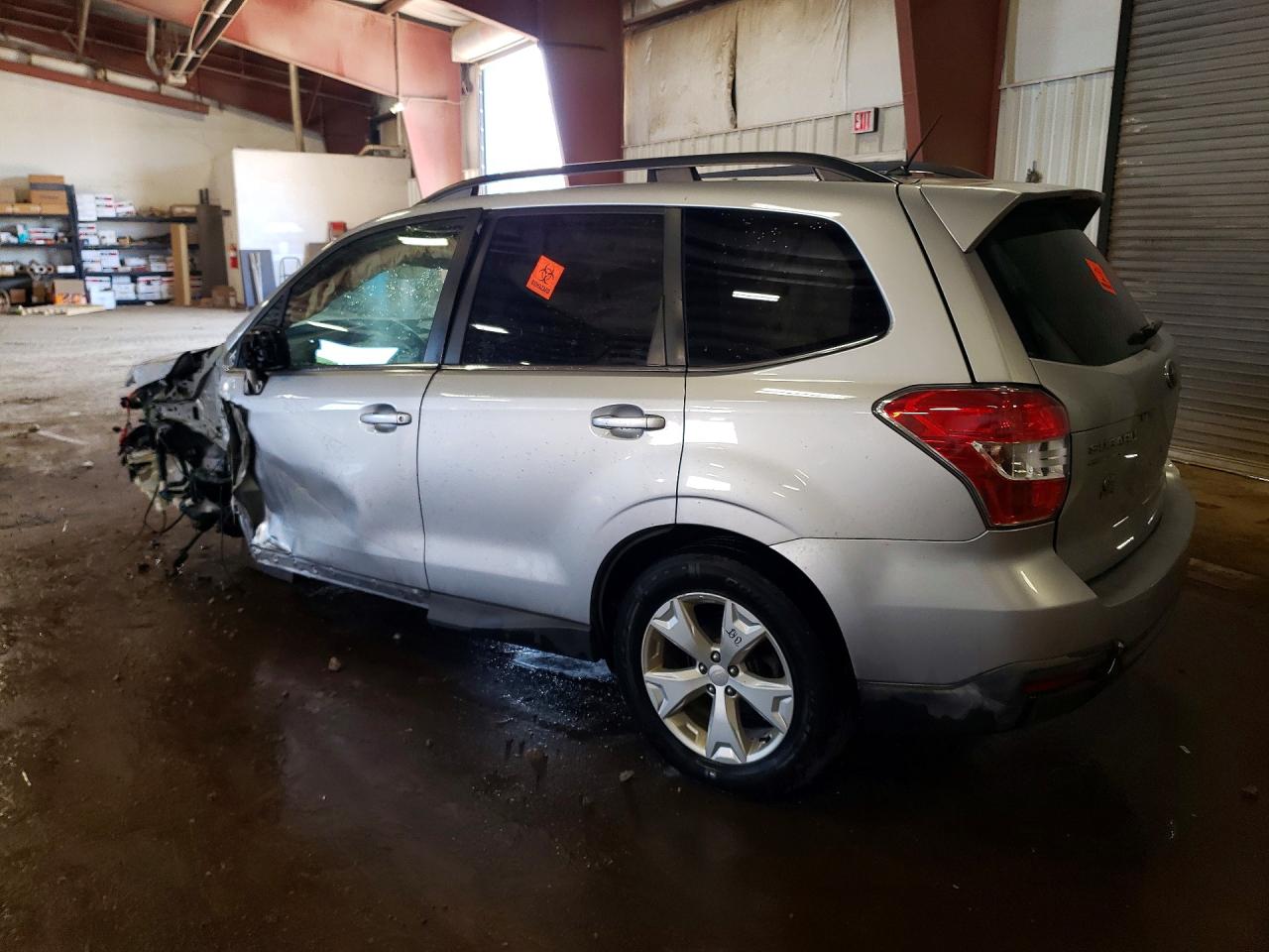 2015 Subaru Forester 2.5i Limited Silver vin: JF2SJAHCXFH541661