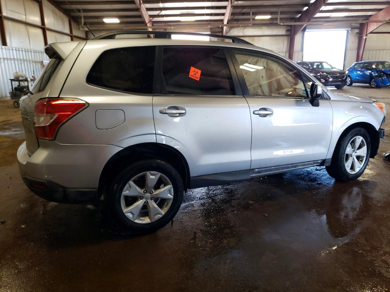 2015 Subaru Forester 2.5i Limited Silver vin: JF2SJAHCXFH541661
