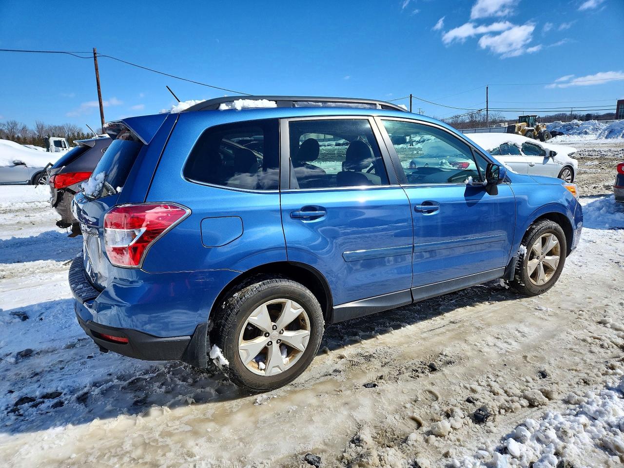 2015 Subaru Forester 2.5i Limited Синий vin: JF2SJAHCXFH573901