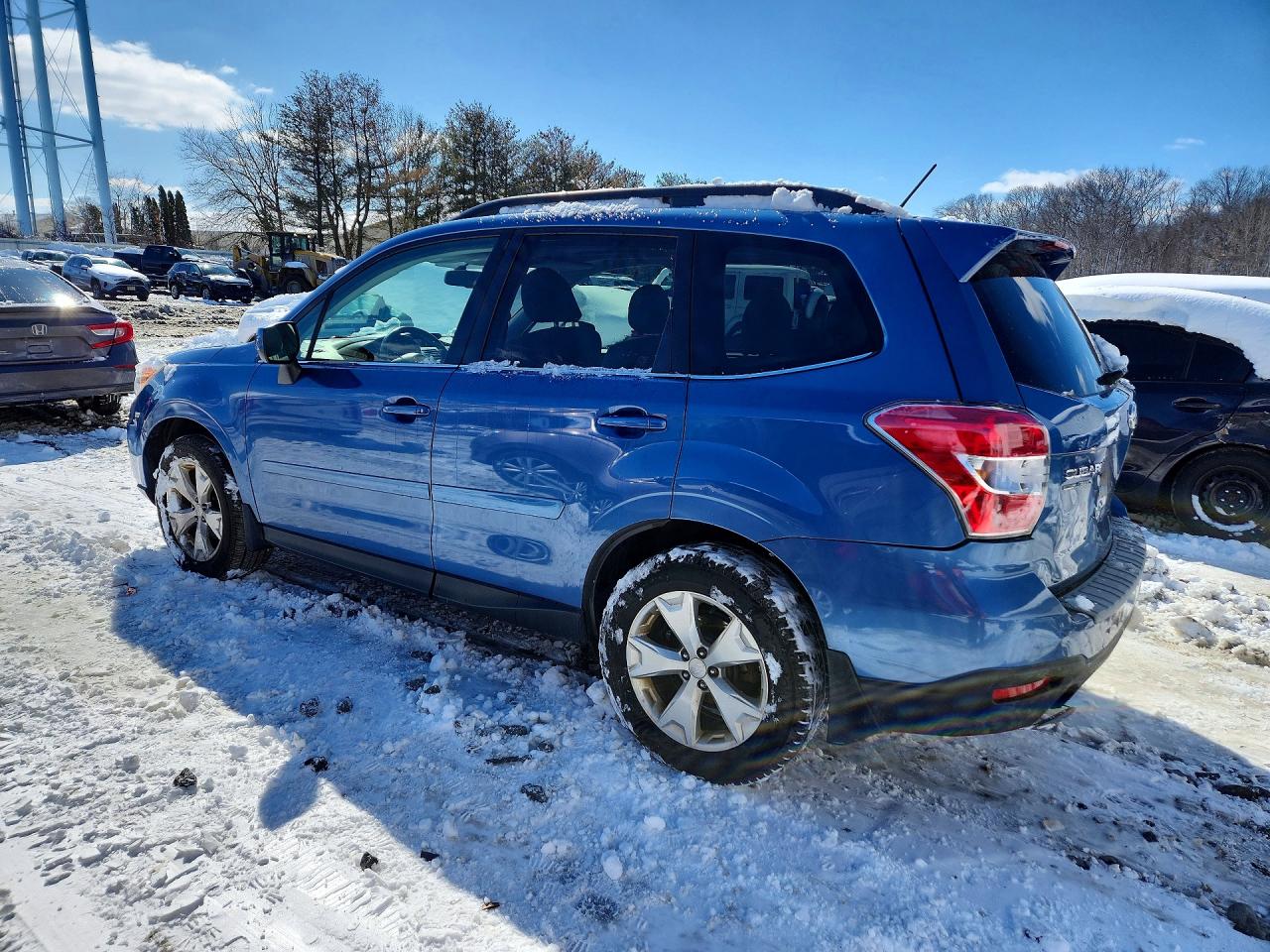 2015 Subaru Forester 2.5i Limited Синий vin: JF2SJAHCXFH573901