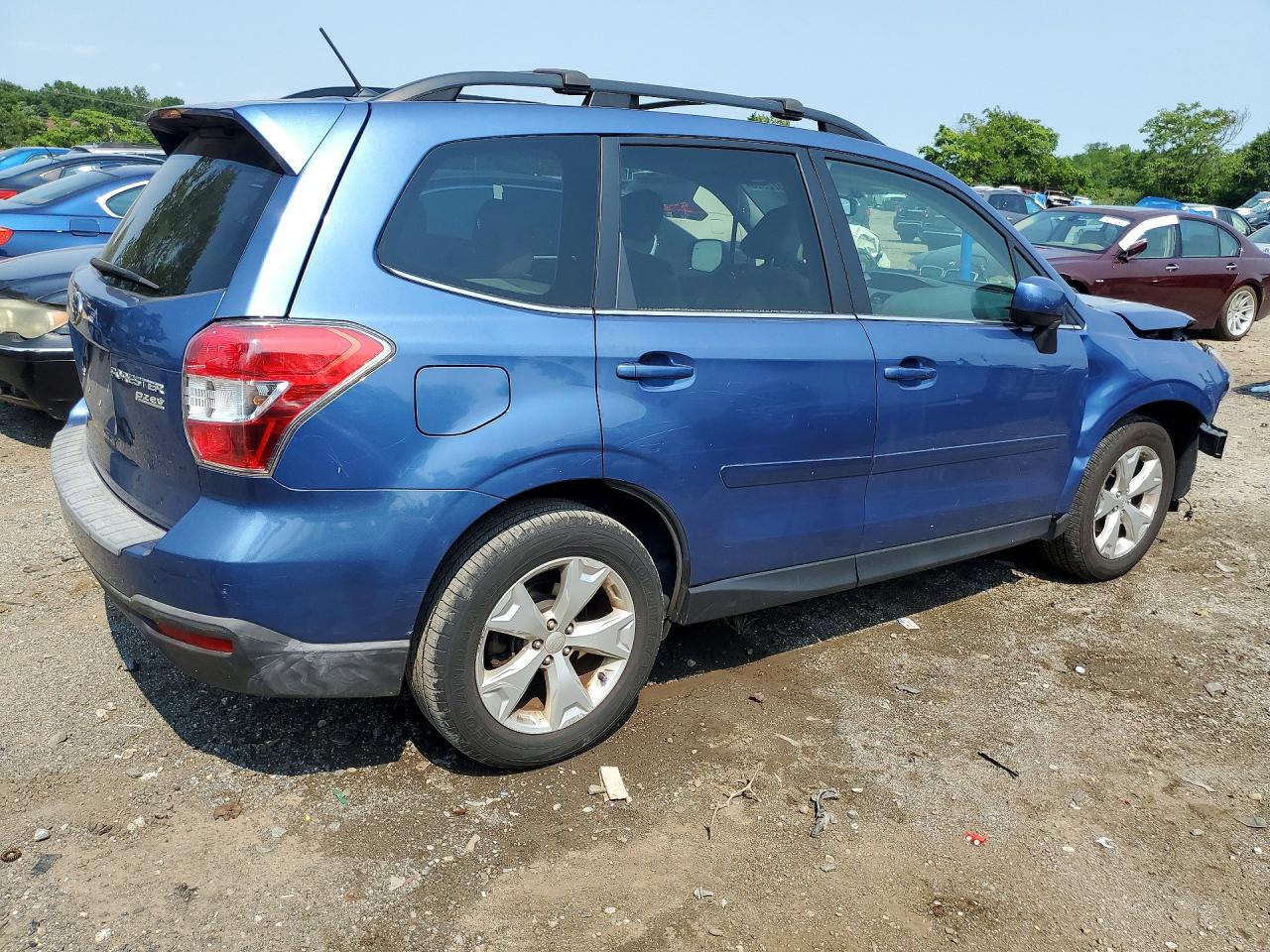 2015 Subaru Forester 2.5i Limited Blue vin: JF2SJAHCXFH596689