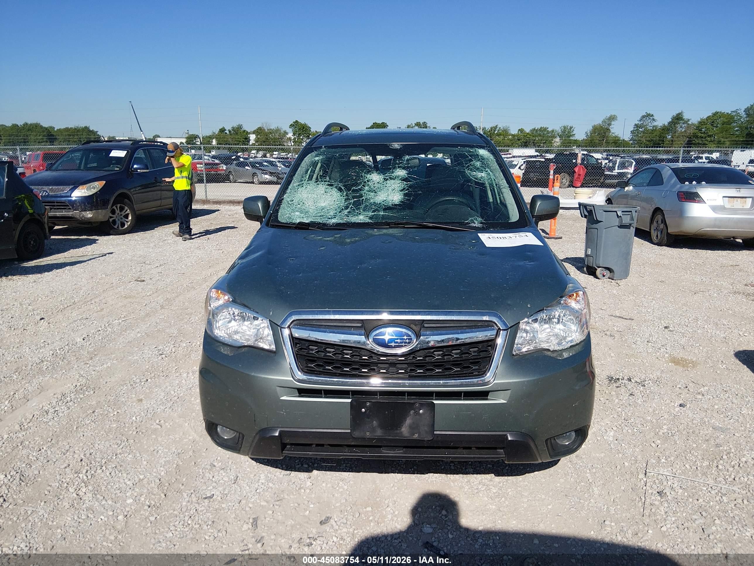 2016 Subaru Forester 2.5i Limited Green vin: JF2SJAHCXGH435485