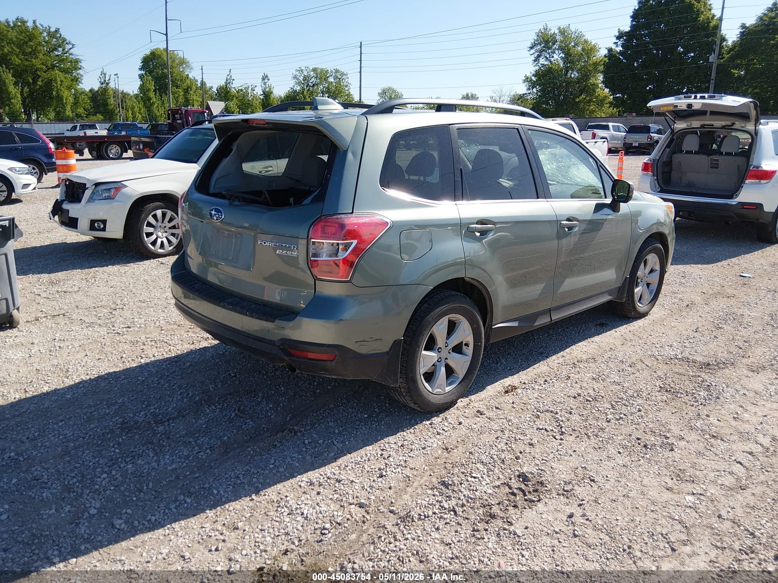 2016 Subaru Forester 2.5i Limited Green vin: JF2SJAHCXGH435485
