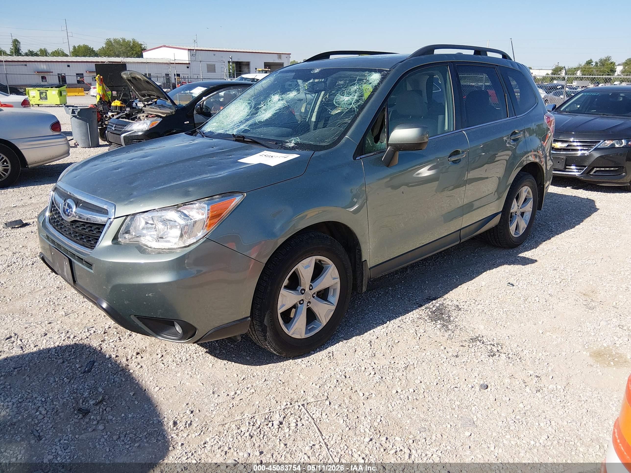 2016 Subaru Forester 2.5i Limited Green vin: JF2SJAHCXGH435485