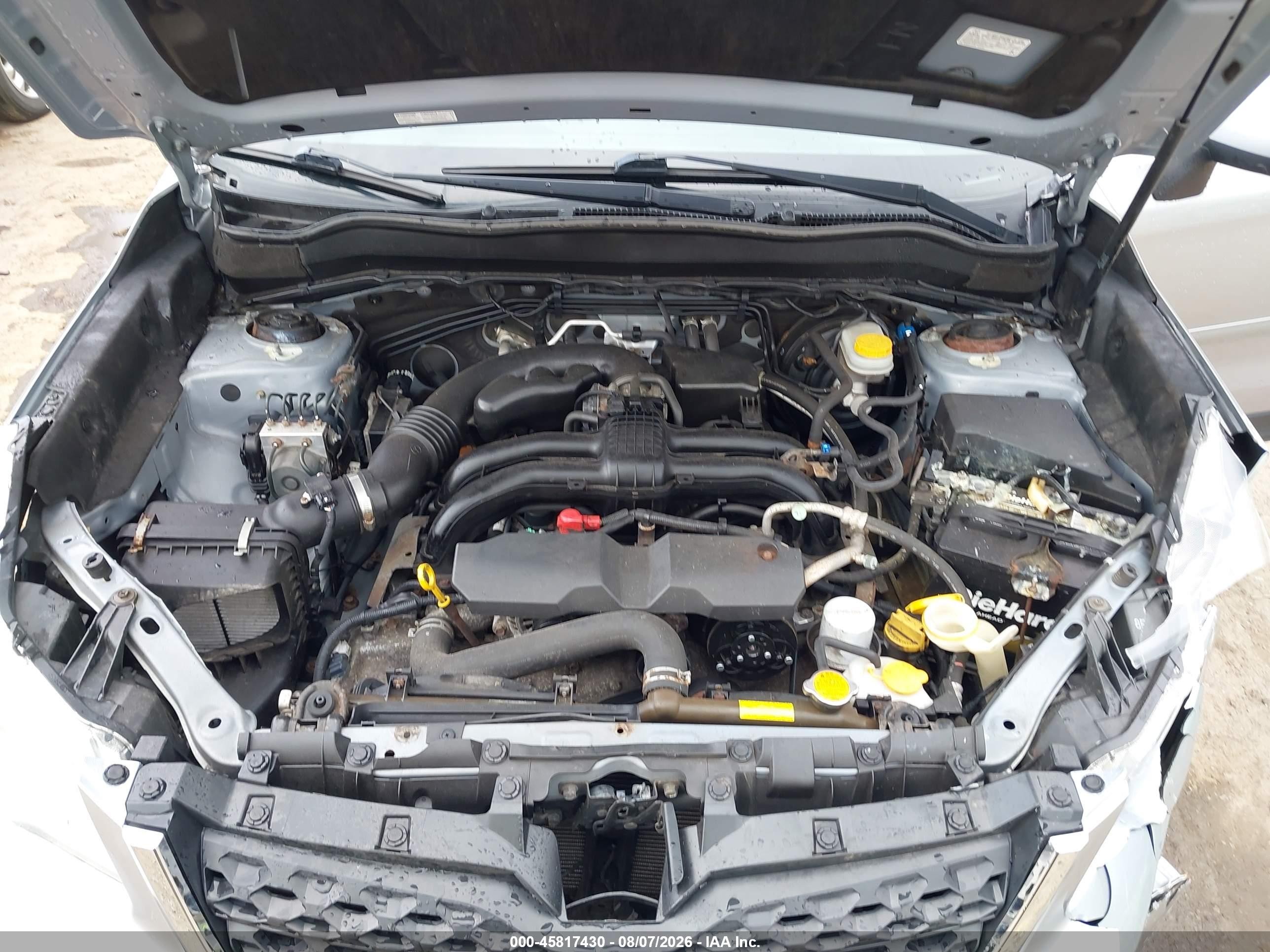 2014 Subaru Forester 2.5i Limited Серебряный vin: JF2SJAJC0EH407797