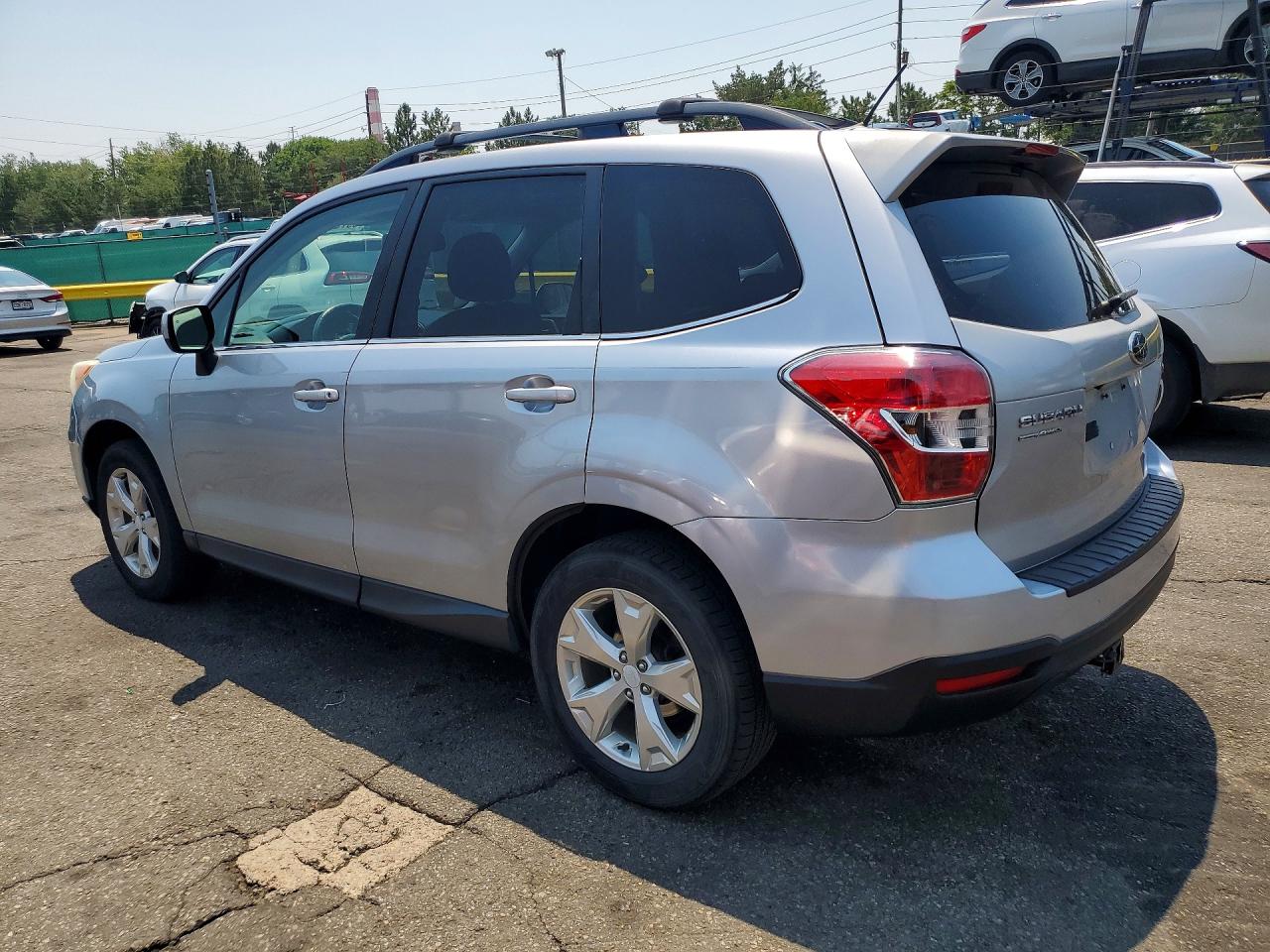 2014 Subaru Forester 2.5i Limited Silver vin: JF2SJAJC0EH488994