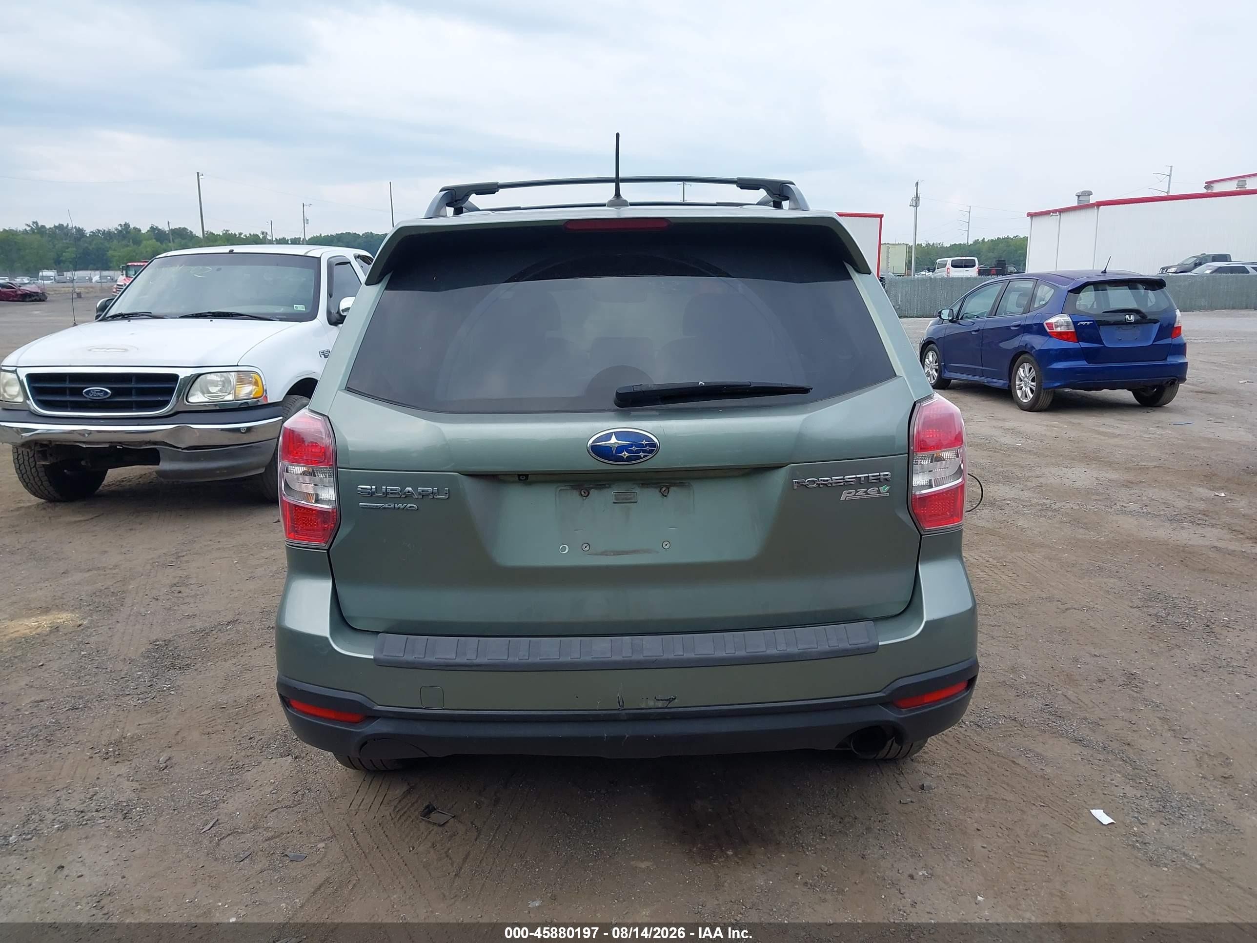 2014 Subaru Forester 2.5i Limited Green vin: JF2SJAJC0EH538485