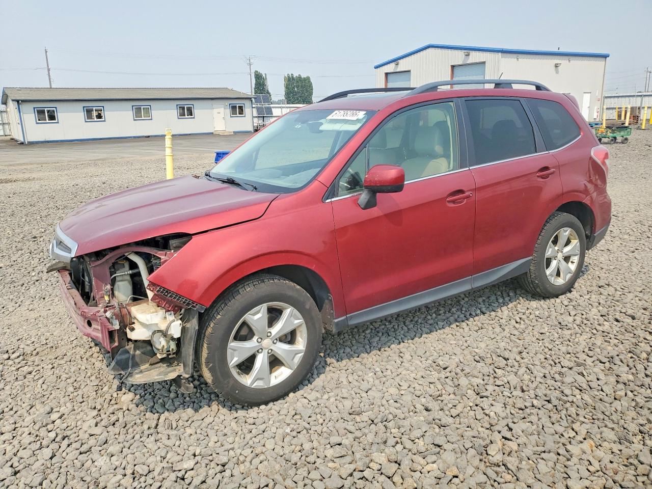 2014 Subaru Forester 2.5i Limited Красный vin: JF2SJAJC0EH540186
