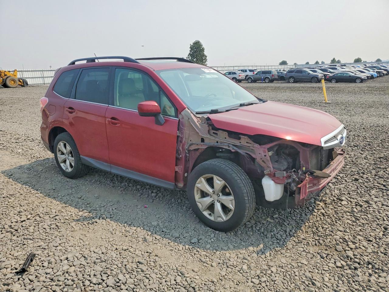 2014 Subaru Forester 2.5i Limited Red vin: JF2SJAJC0EH540186