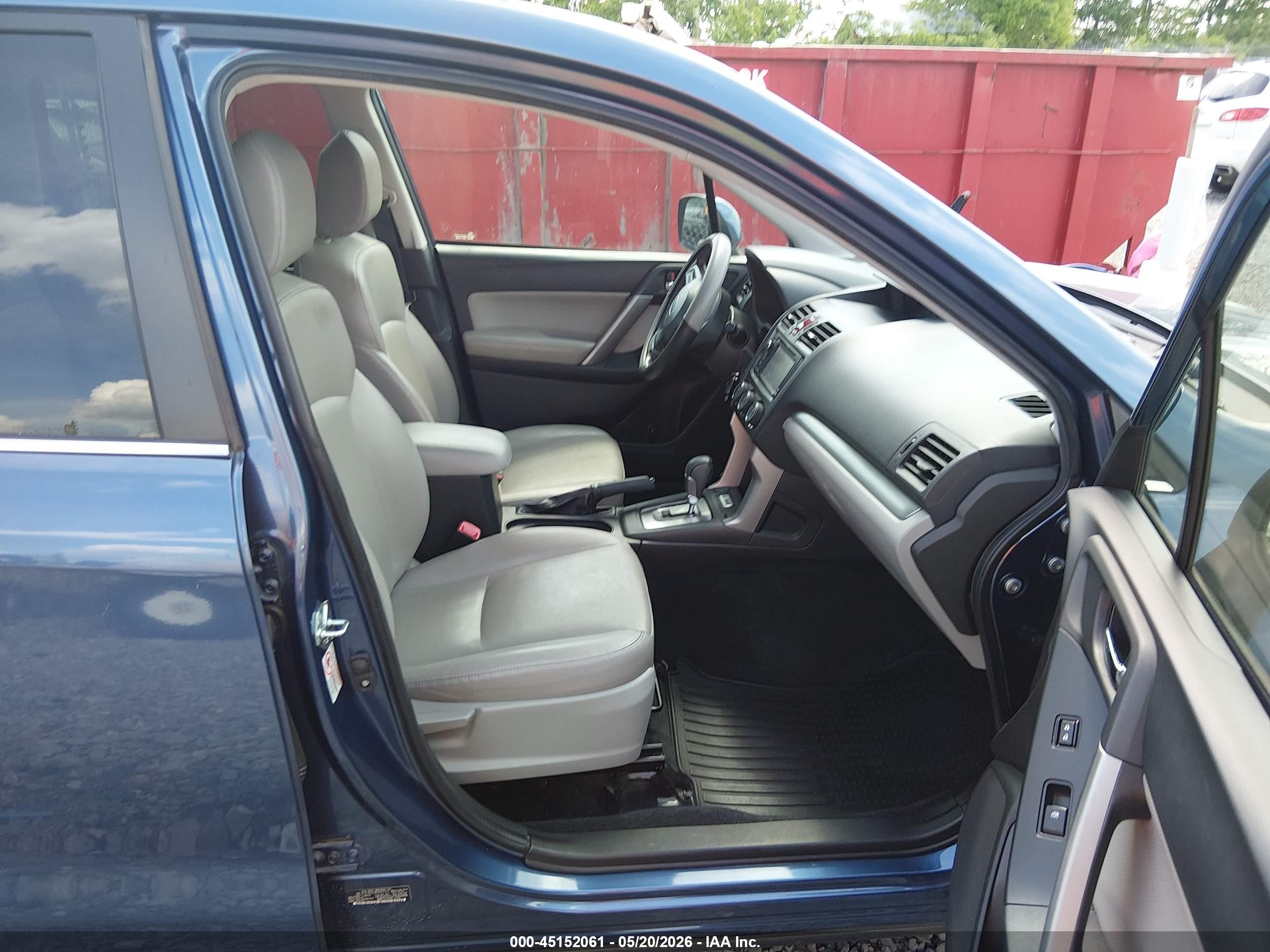 2014 Subaru Forester 2.5i Limited Blue vin: JF2SJAJC0EH557117