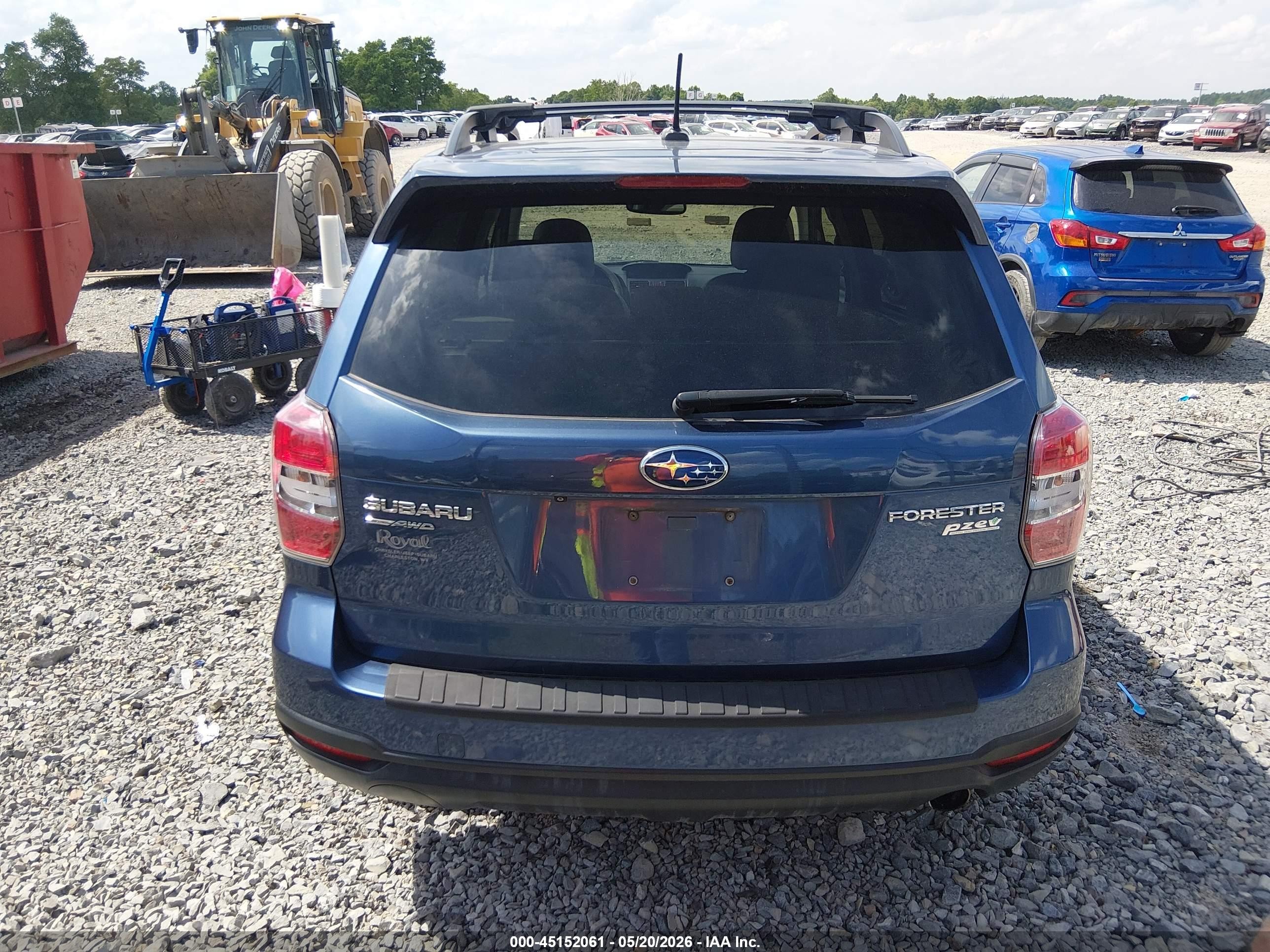 2014 Subaru Forester 2.5i Limited Blue vin: JF2SJAJC0EH557117