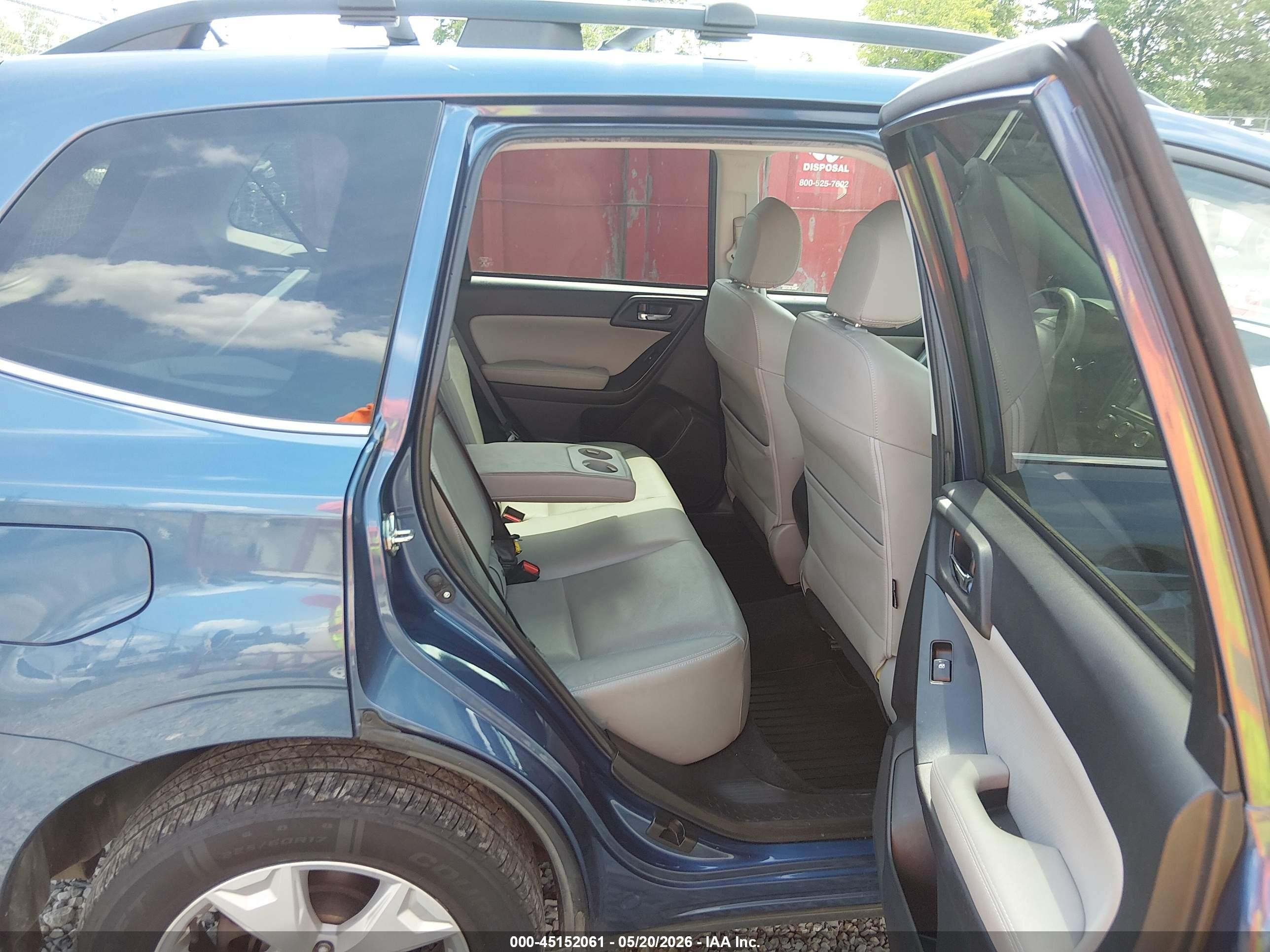 2014 Subaru Forester 2.5i Limited Blue vin: JF2SJAJC0EH557117