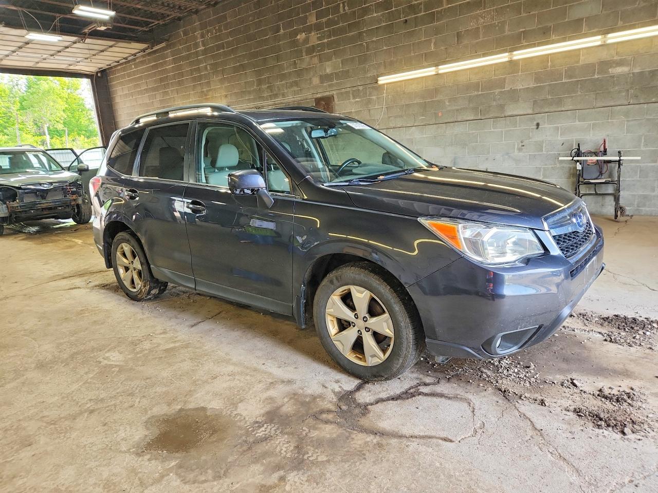 2014 Subaru Forester 2.5i Limited Blue vin: JF2SJAJC1EH430215