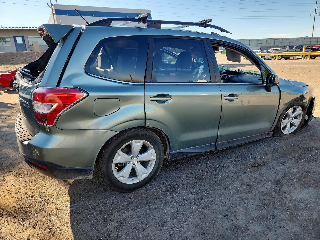 2014 Subaru Forester 2.5i Limited Green vin: JF2SJAJC1EH512610
