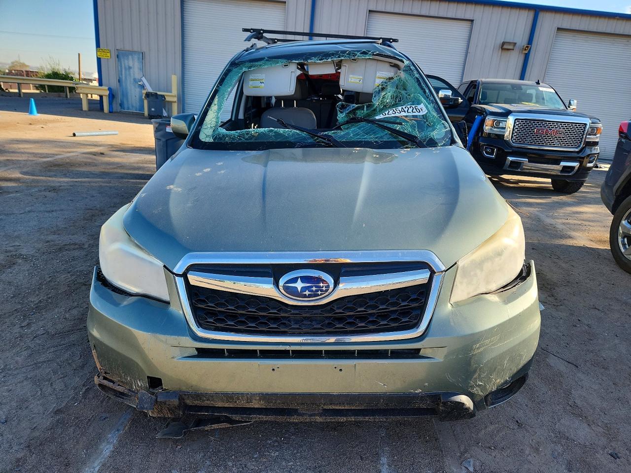 2014 Subaru Forester 2.5i Limited Green vin: JF2SJAJC1EH512610