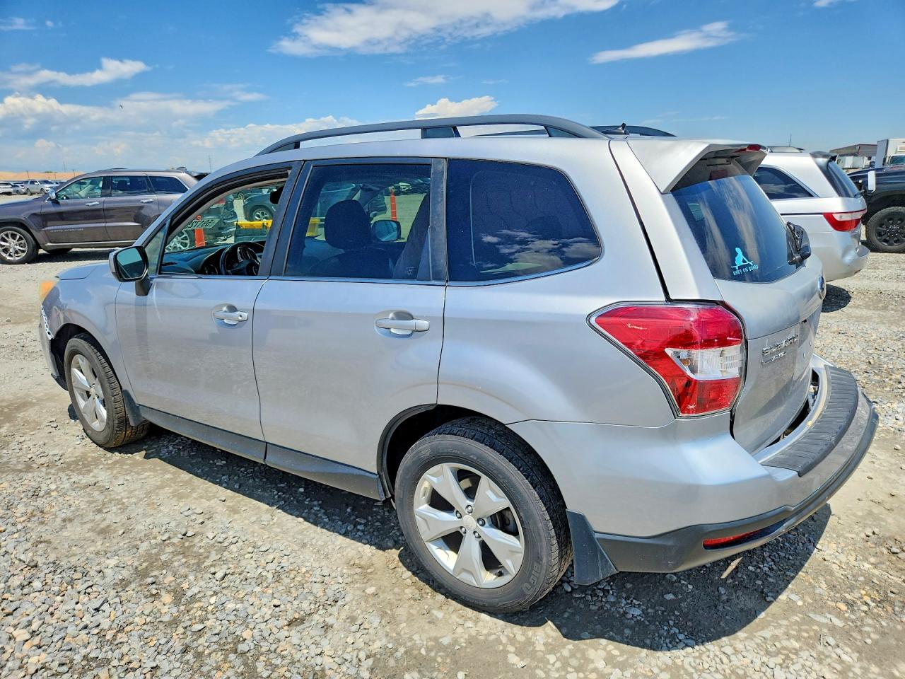 2014 Subaru Forester 2.5i Limited Серебряный vin: JF2SJAJC1EH556283