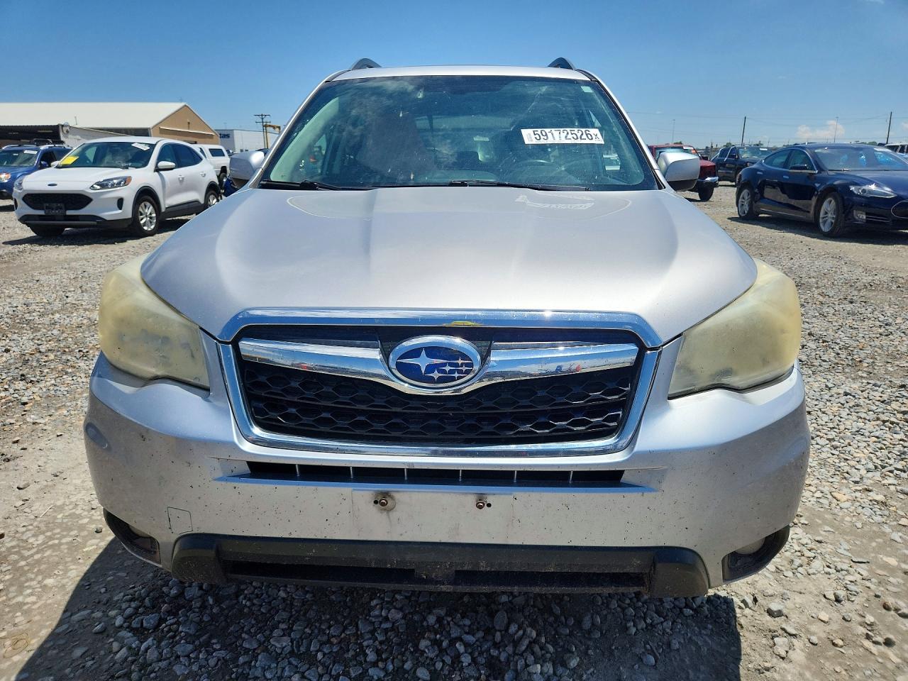 2014 Subaru Forester 2.5i Limited Серебряный vin: JF2SJAJC1EH556283