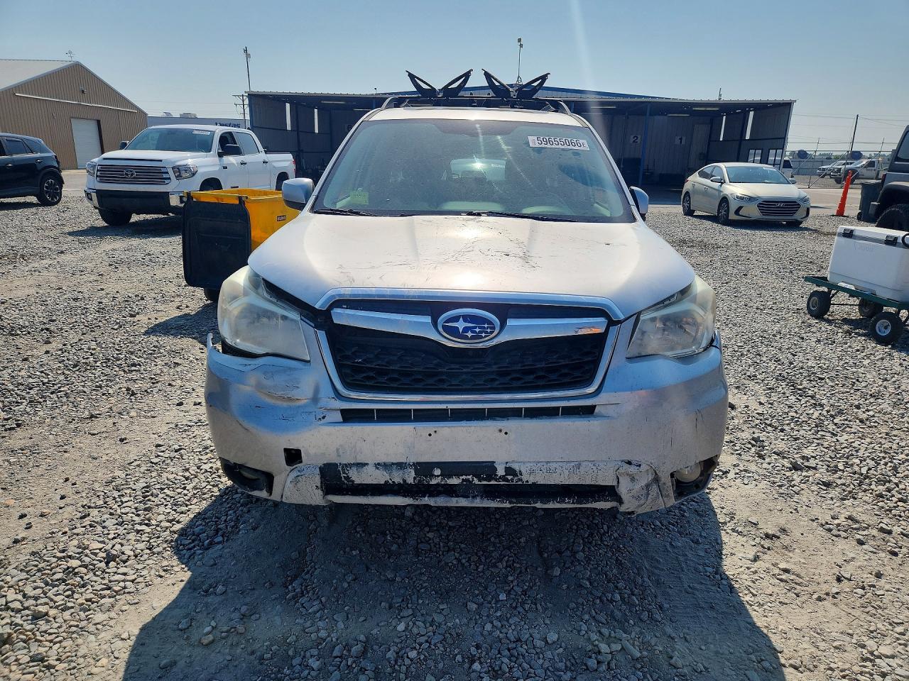 2014 Subaru Forester 2.5i Limited Silver vin: JF2SJAJC2EH520280