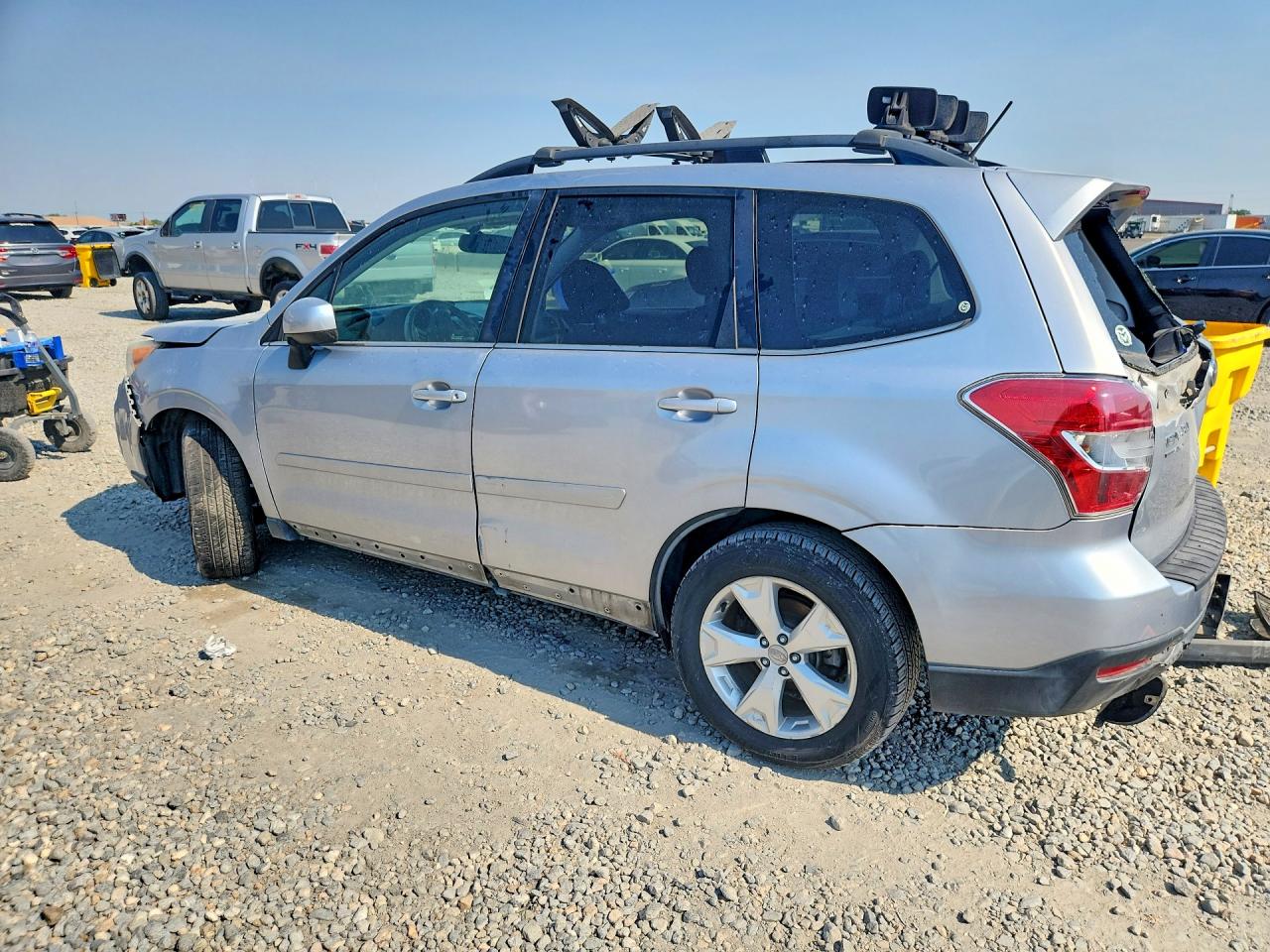 2014 Subaru Forester 2.5i Limited Silver vin: JF2SJAJC2EH520280
