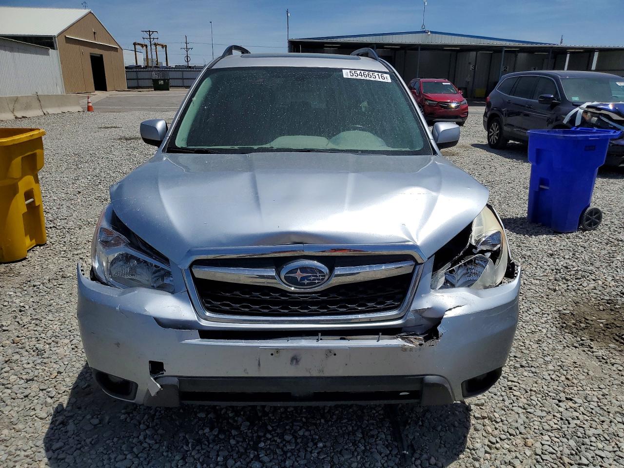 2014 Subaru Forester 2.5i Limited Silver vin: JF2SJAJC2EH545065