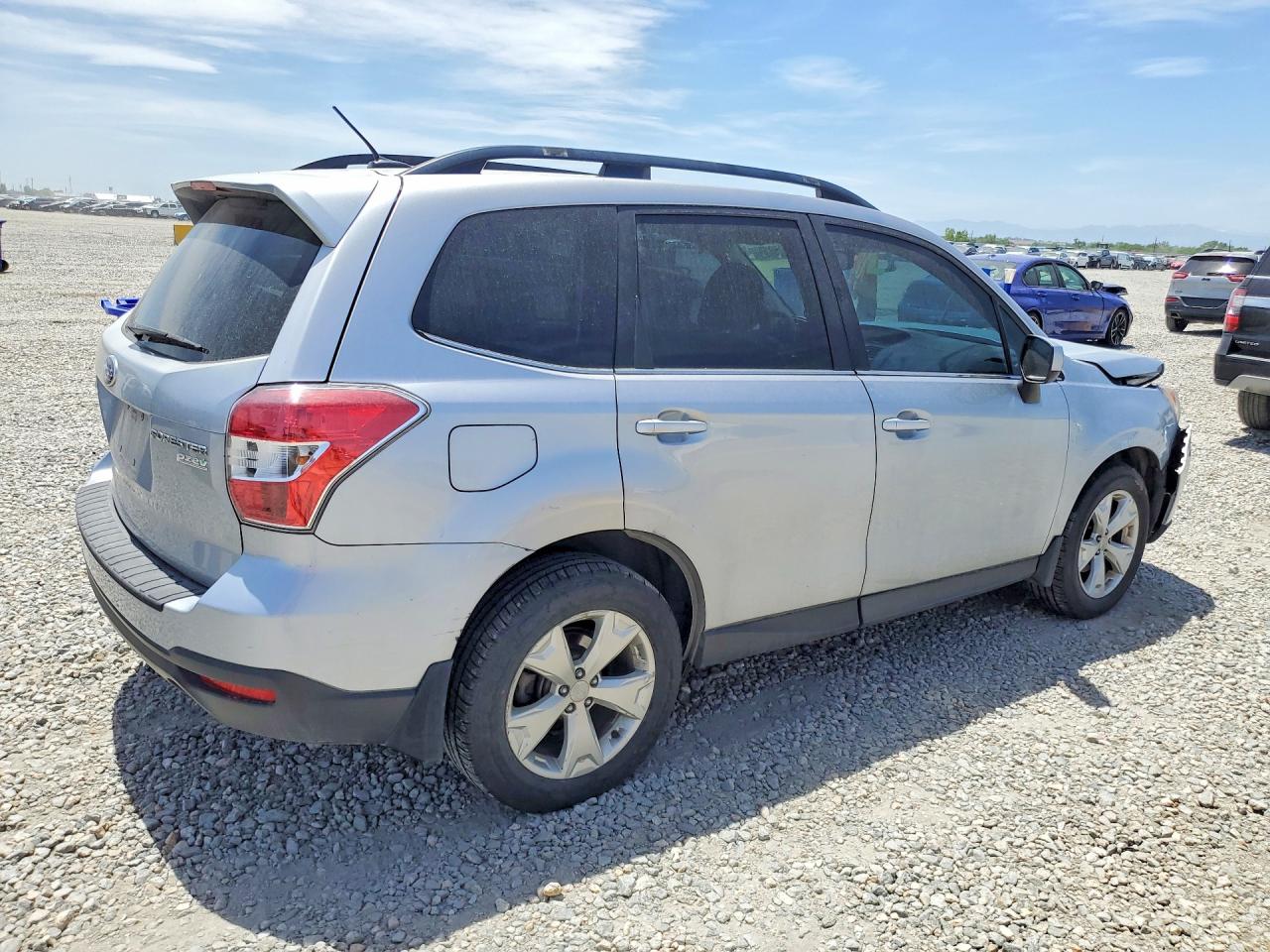 2014 Subaru Forester 2.5i Limited Silver vin: JF2SJAJC2EH545065