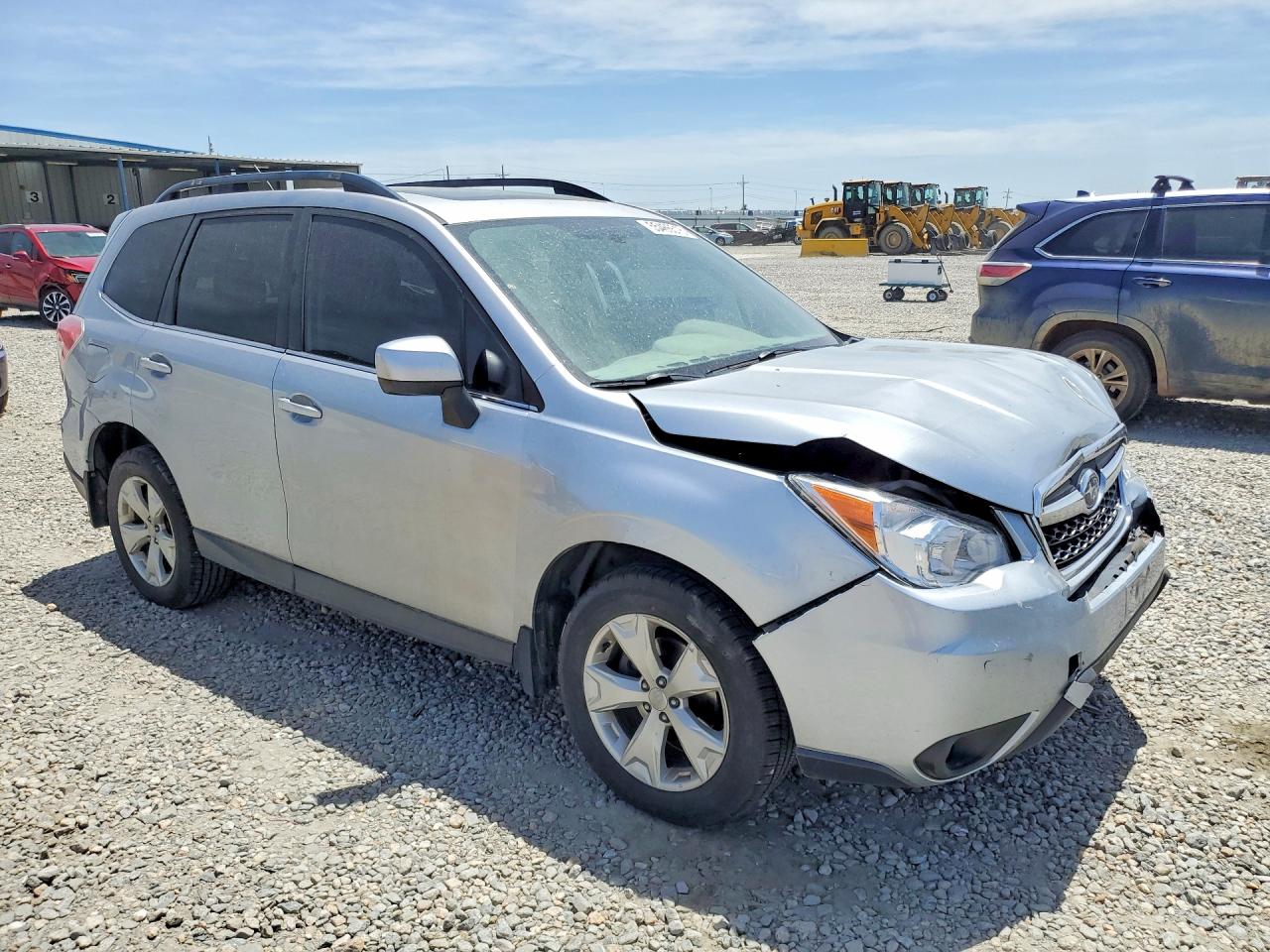 2014 Subaru Forester 2.5i Limited Silver vin: JF2SJAJC2EH545065