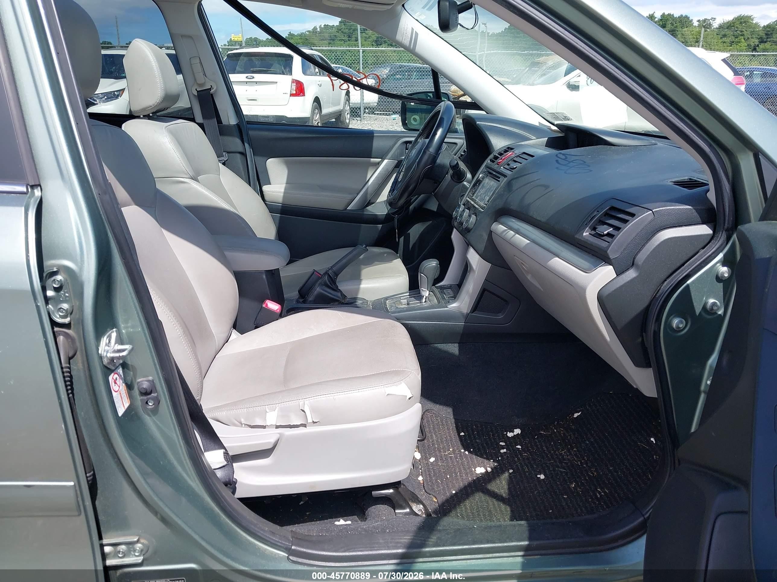 2014 Subaru Forester 2.5i Limited Зеленый vin: JF2SJAJC3EH512611
