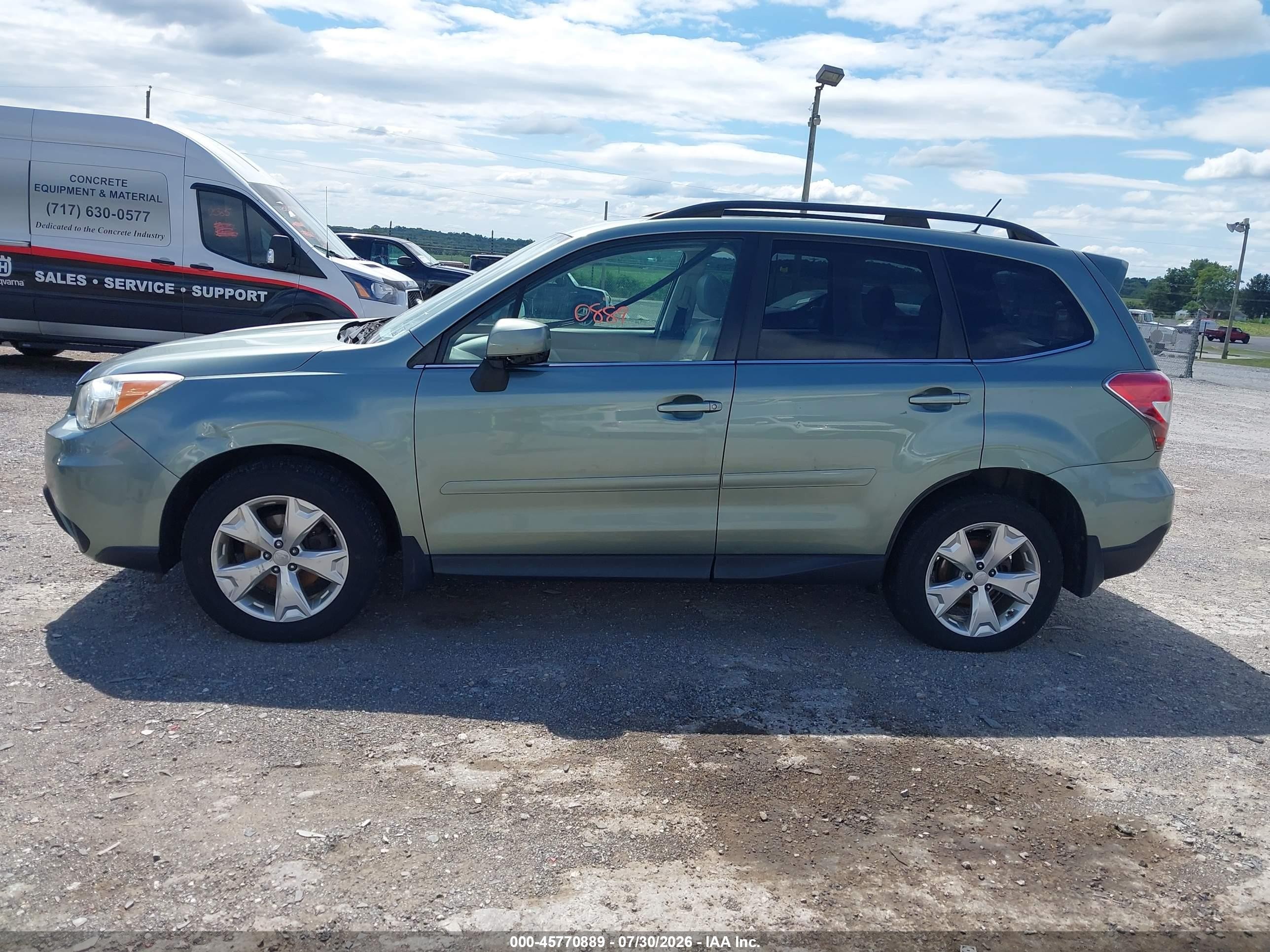 2014 Subaru Forester 2.5i Limited Зеленый vin: JF2SJAJC3EH512611